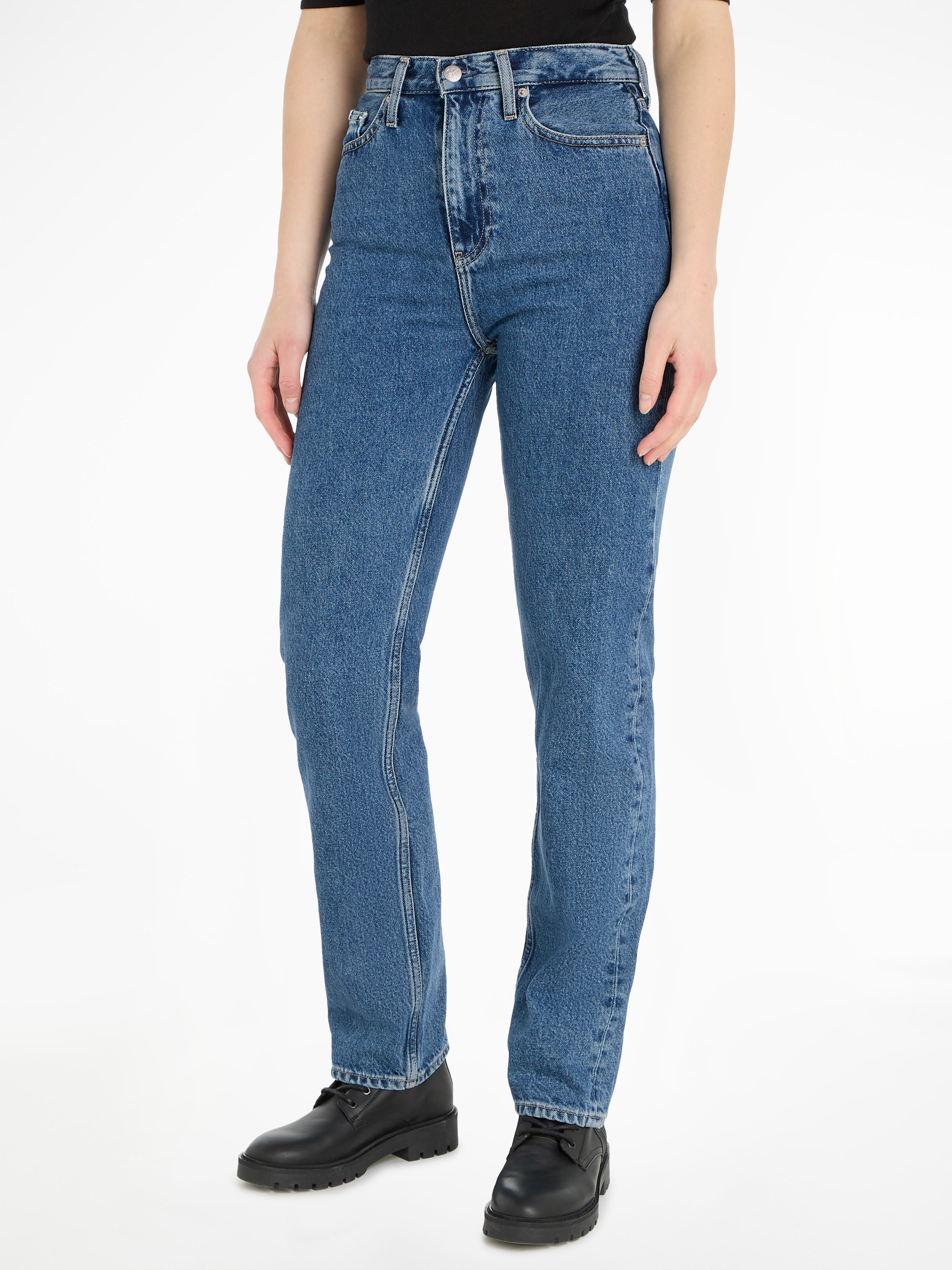 Calvin Klein Jeans Straight-Jeans "HIGH RISE STRAIGHT", im 5-Pocket-Style