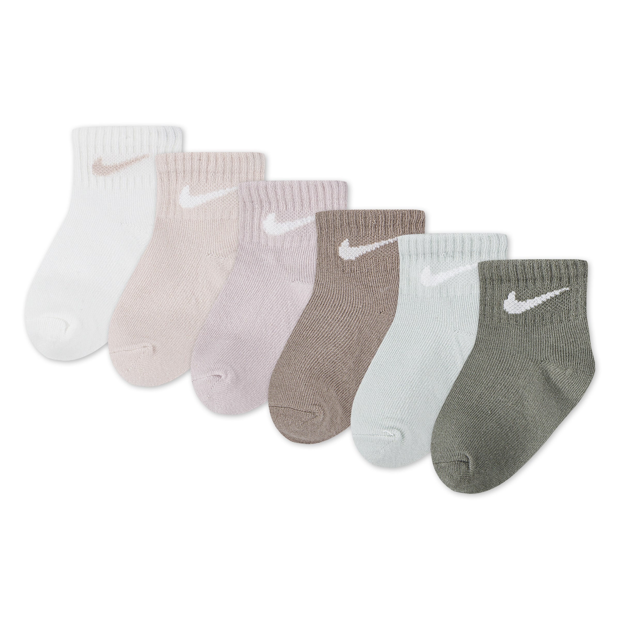 Nike Sportswear Sportsocken 6 Paar tlg. für Babys, sportlicher Stil, elastische Passform