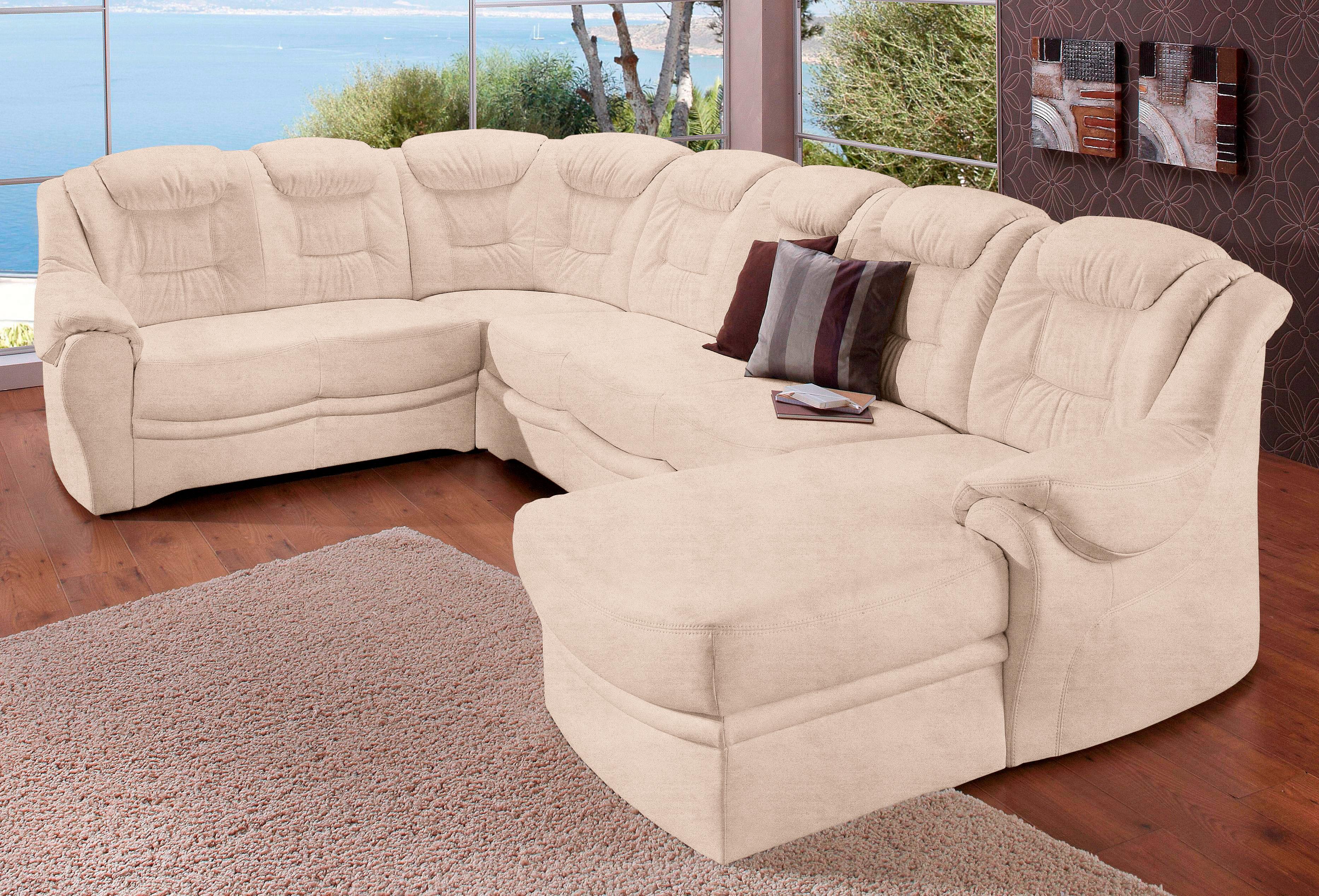 sit&more Wohnlandschaft "Bellevue U-Form" wahlweise mit Schlaffunktion