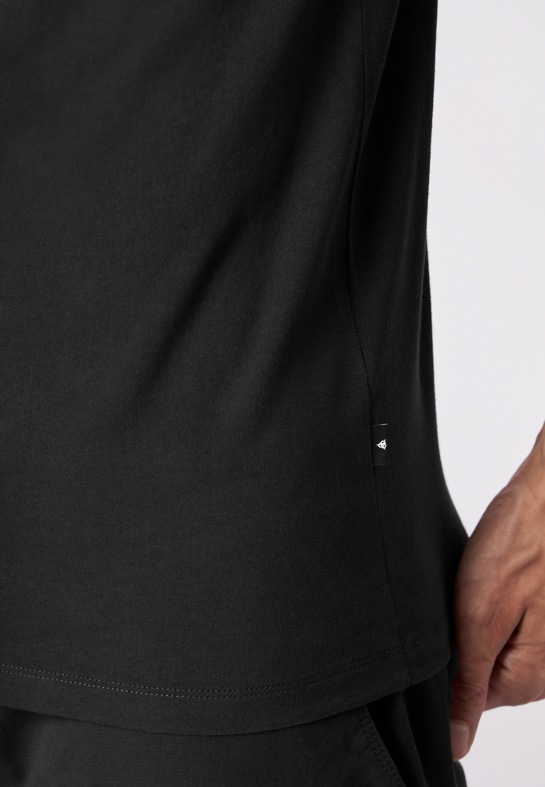 Roy Robson Longshirt »Rippkragen - Weicher Griff«