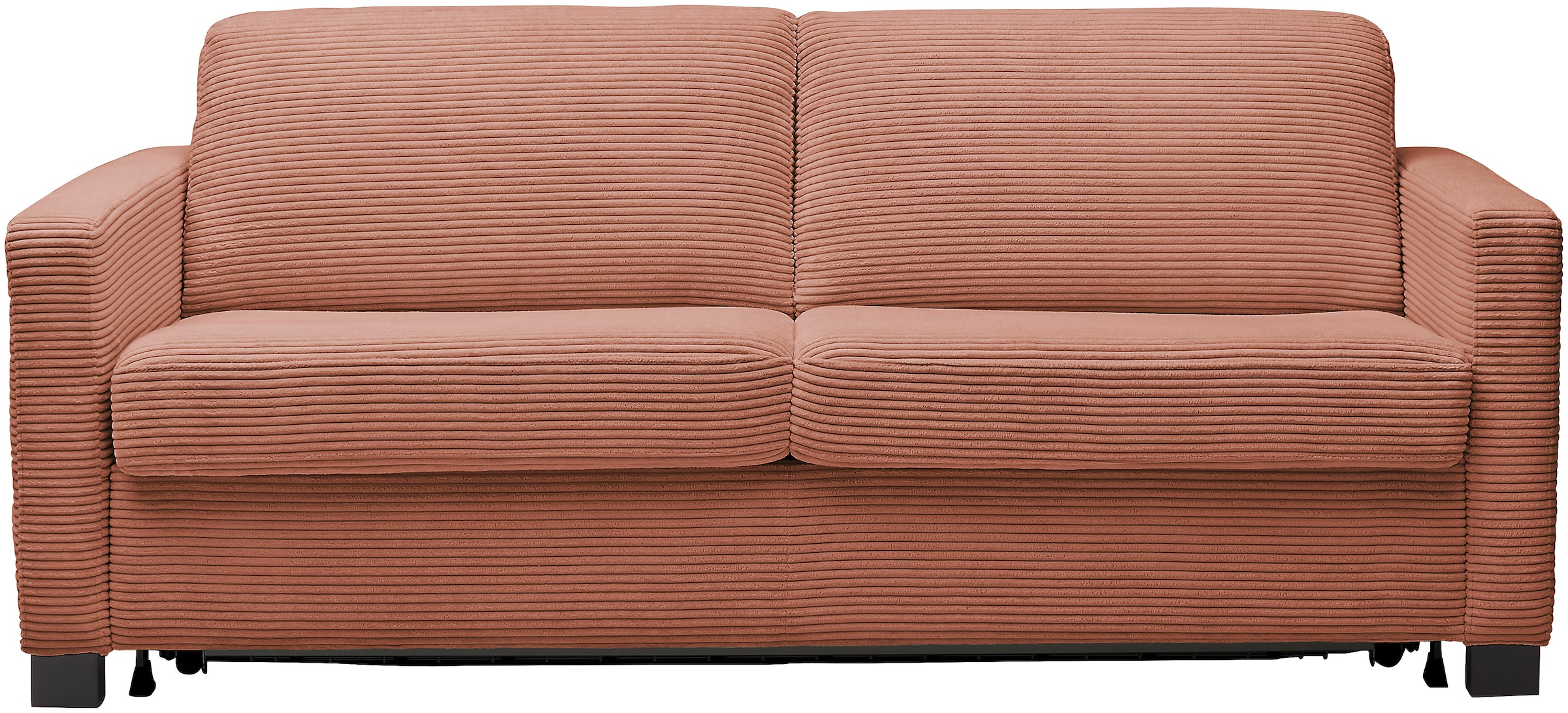 Schlafsofa HOME AFFAIRE, B:166cm H:81cm T:98cmrusty, 88% Polyester, 12% Polyacryl, Jugendzimmer, Sofas, "Vionelle, 2-Sitzer mit Kaltschaummatratze