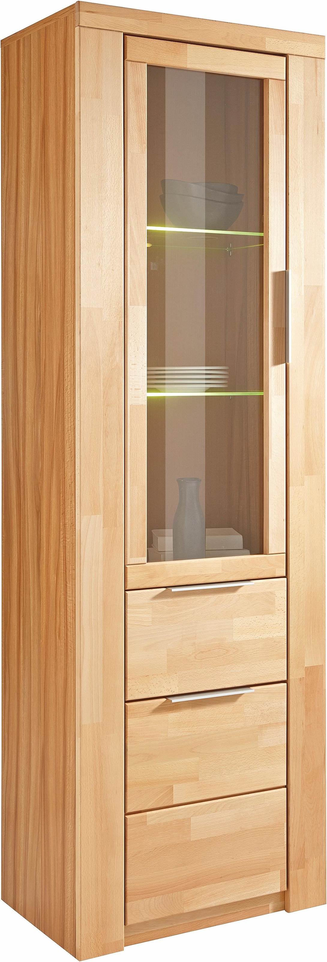 OTTO home Vitrine "ZARA75, 2 Glasboden variabel, Türen L/R, 1 Schublade, Wo günstig online kaufen