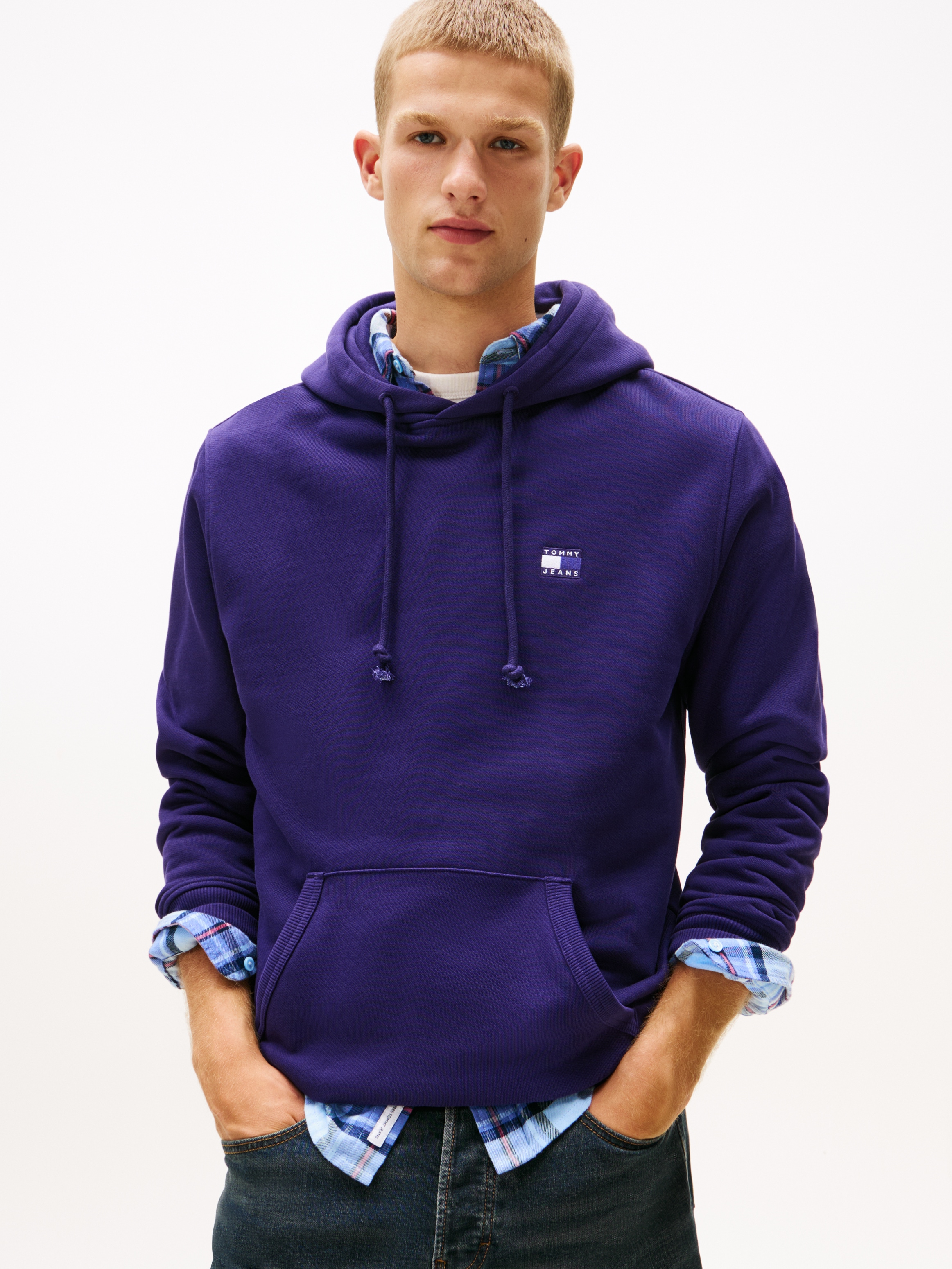 Tommy Jeans Hoodie "TJM REG BADGE HOODIE EXT" Mit Rundhalsausschnitt günstig online kaufen