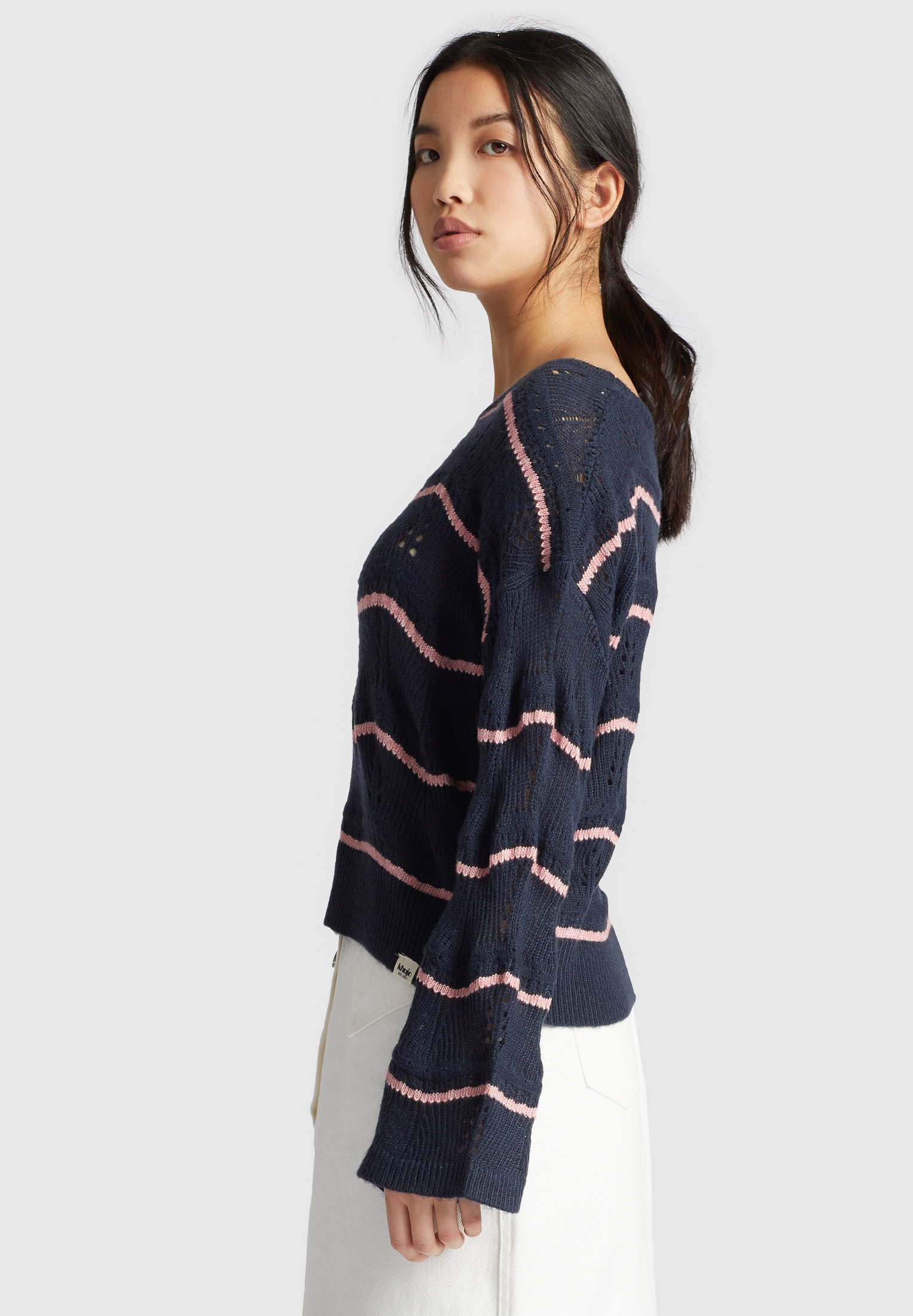 khujo Strickpullover »khujo Pullover BHEKA«, aus weichem Ajourstrick