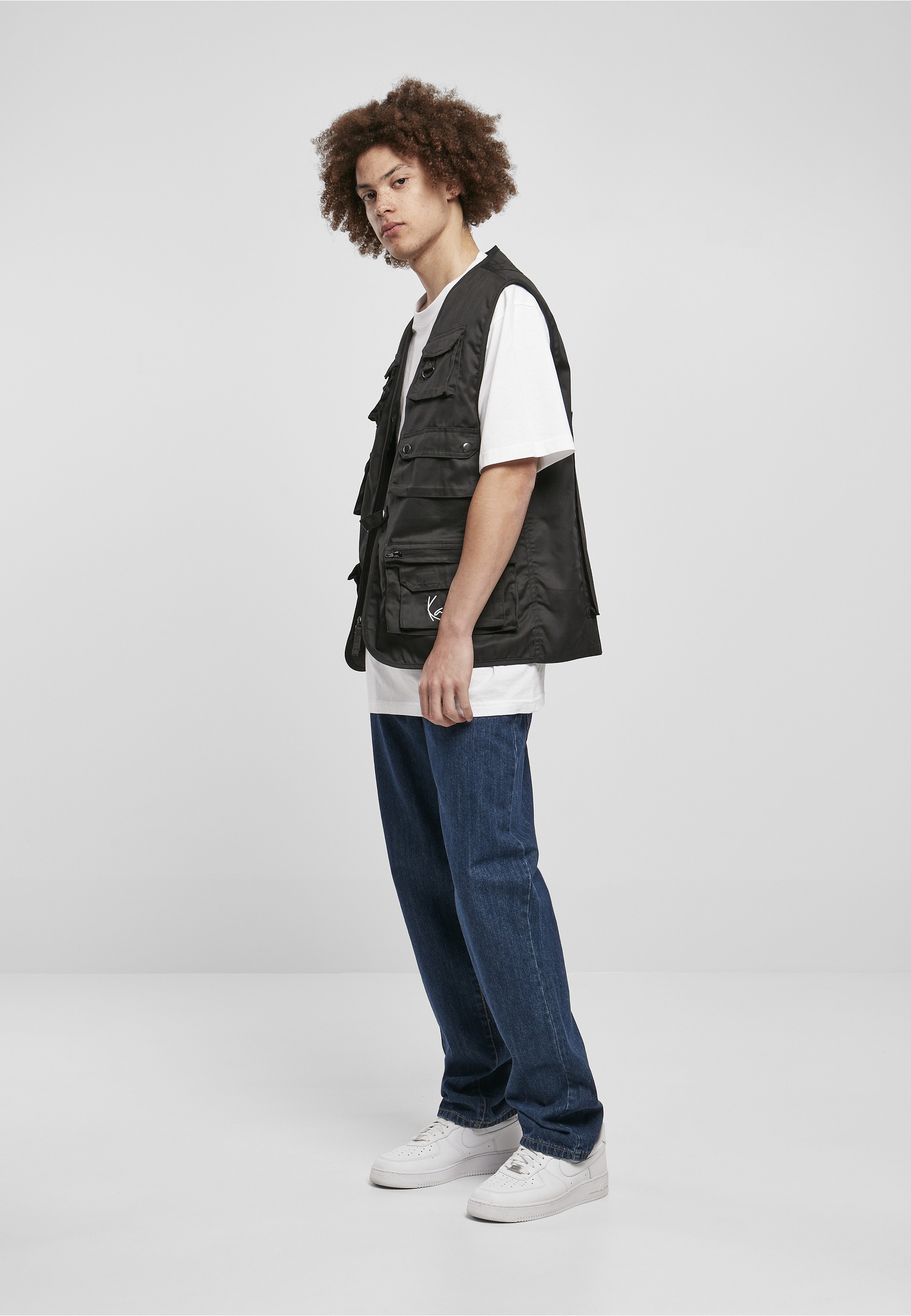Karl Kani Steppweste »Karl Kani KK Small Signature Vest black« 1 Stk.