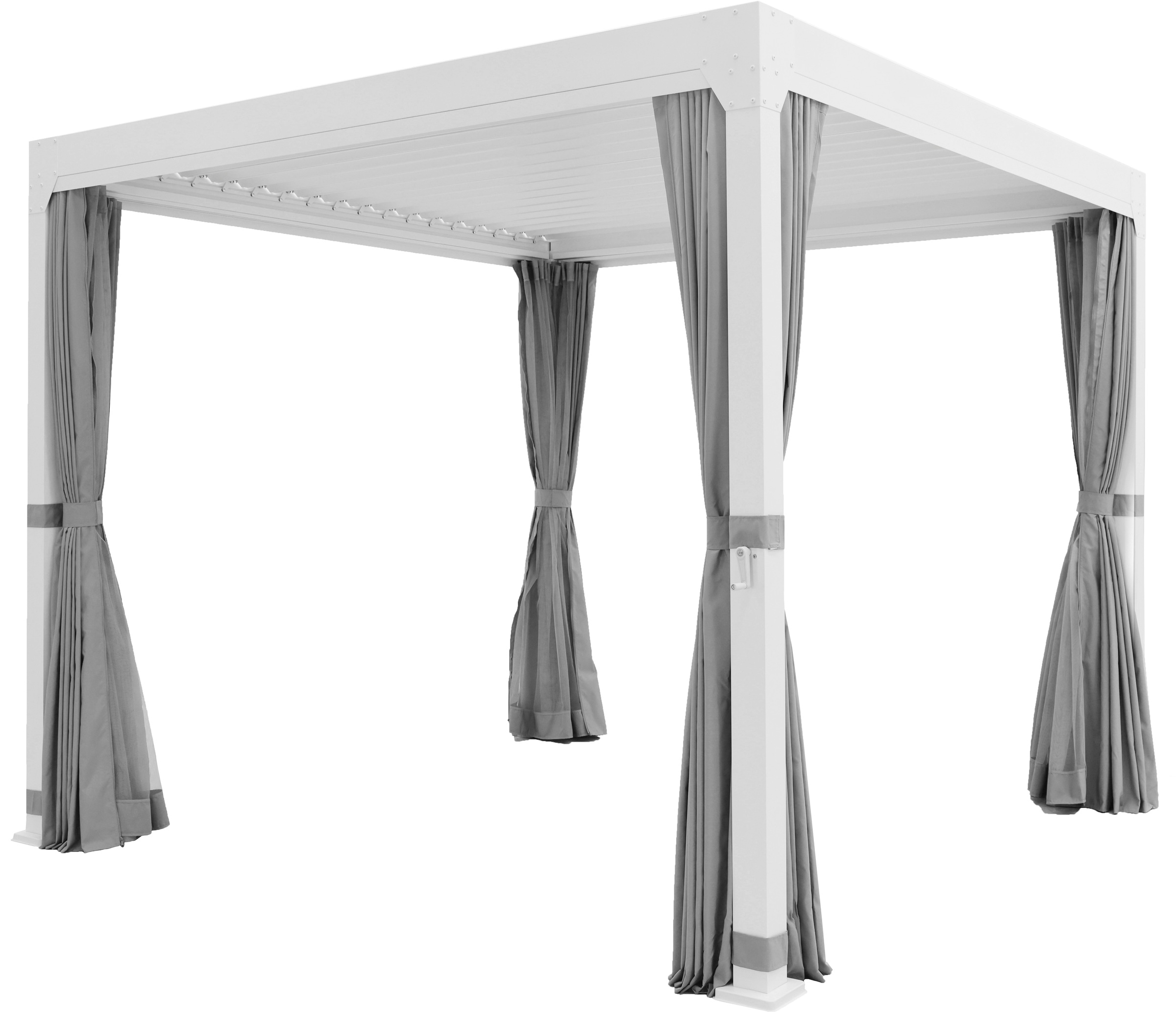 KONIFERA Pavillon "Palma", Pergola, mit Lamellendach, Sockelmaß: 300x300 cm günstig online kaufen