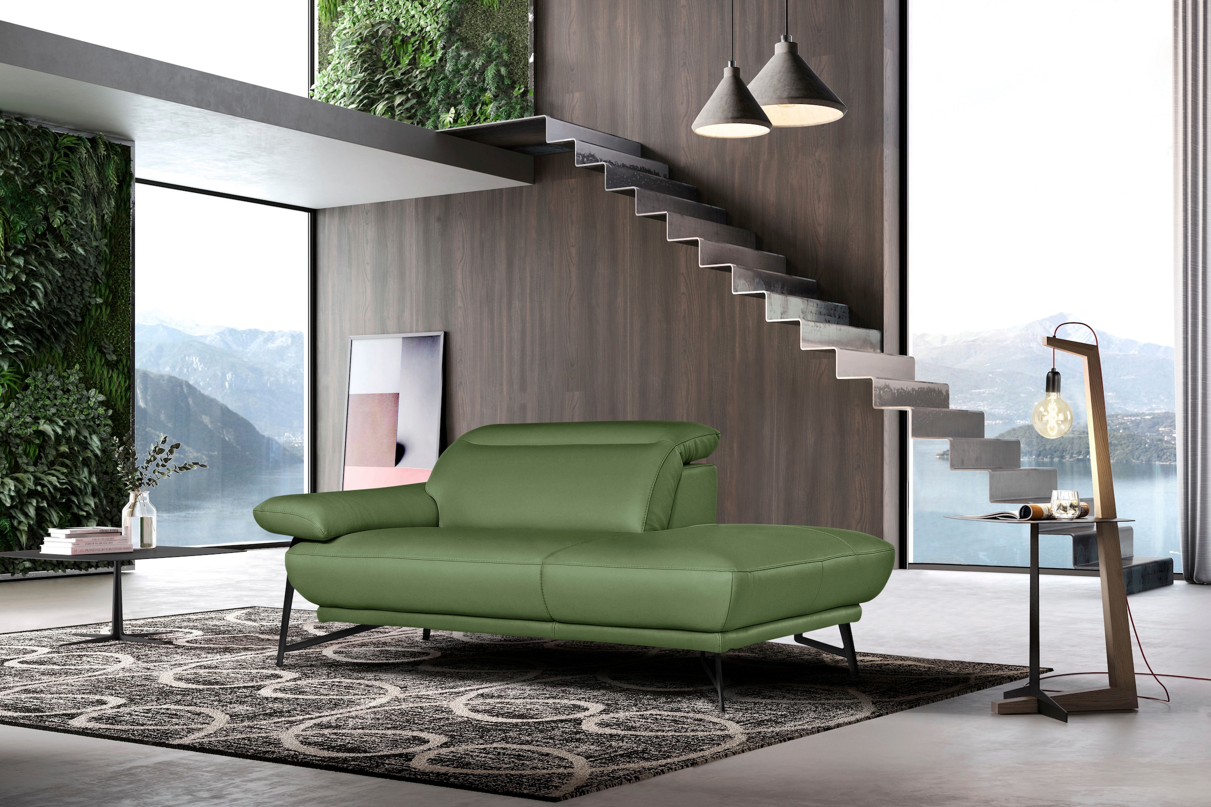 Egoitaliano Ottomane "Anais, erstklassiges Designsofa, Breite 179 cm, Fußfa günstig online kaufen