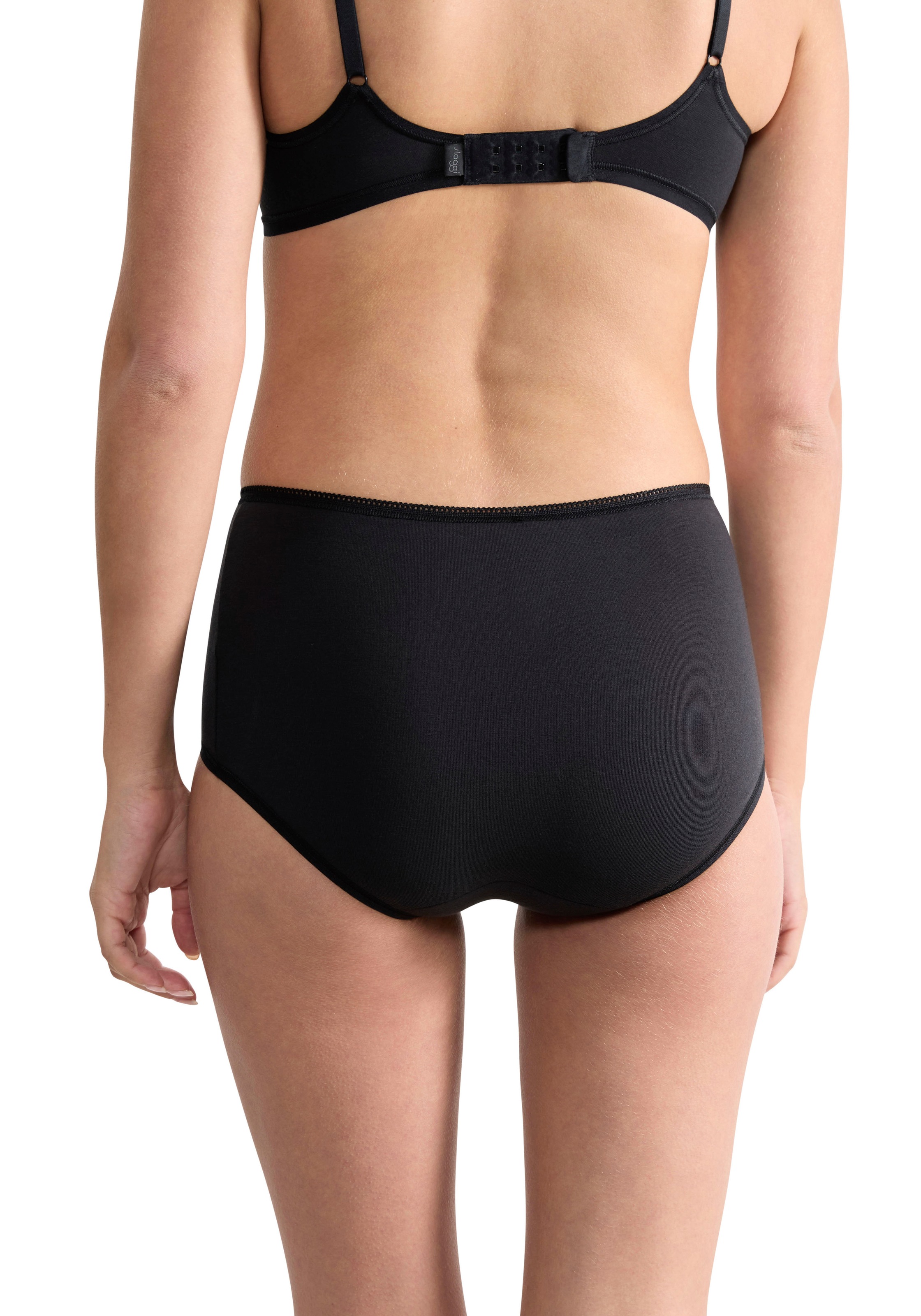 Thumbnail - sloggi Midislip "24/7 Cotton" 3er Pack, Spitze, blickdicht, weiche Baumwollmischung, elastisch