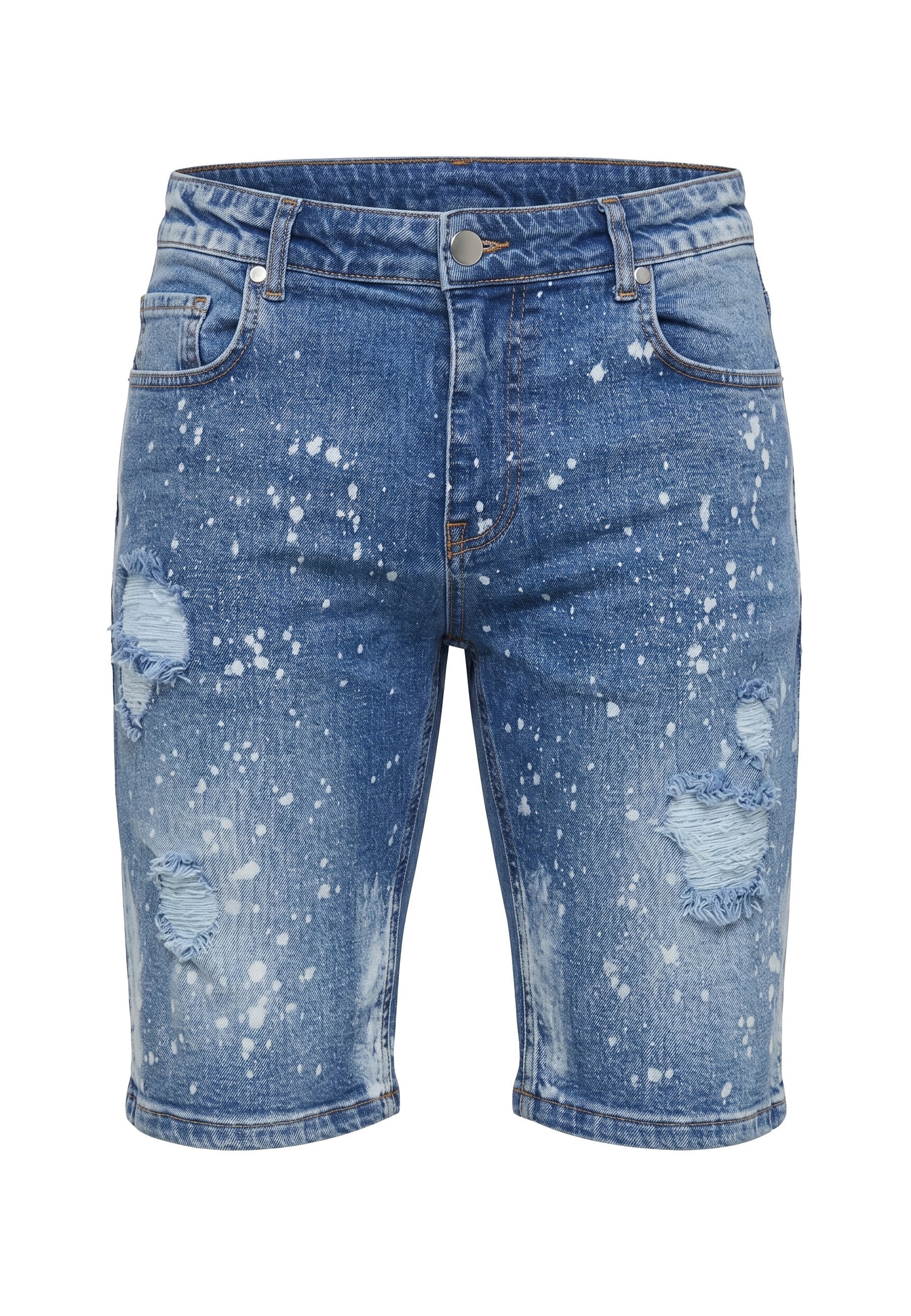 2Y Premium Shorts "2Y Premium Sylva Ripped Slim Fit Shorts"