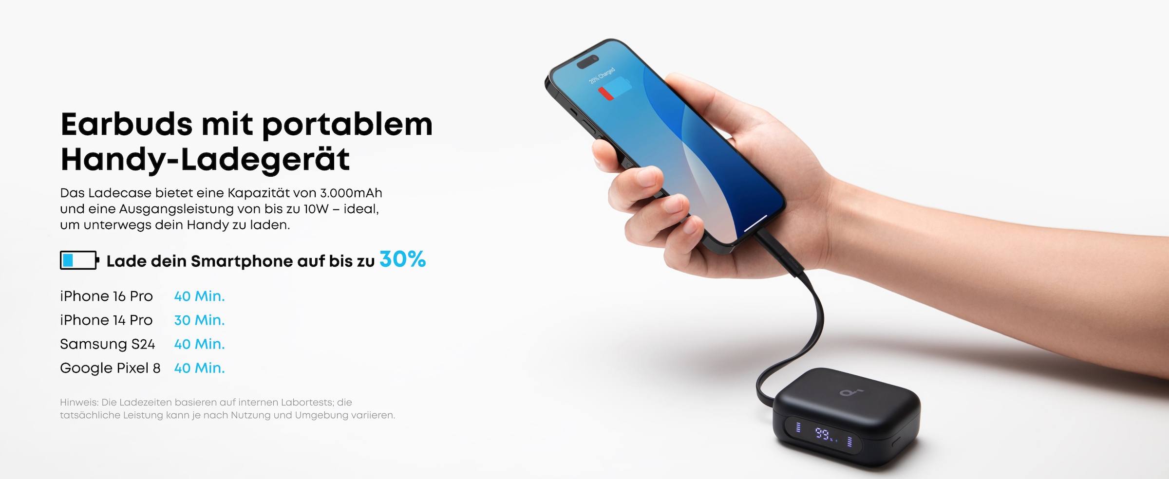 Anker wireless In-Ear-Kopfhörer »soundcore P41i« Bluetooth Active Noise Cancelling (ANC)