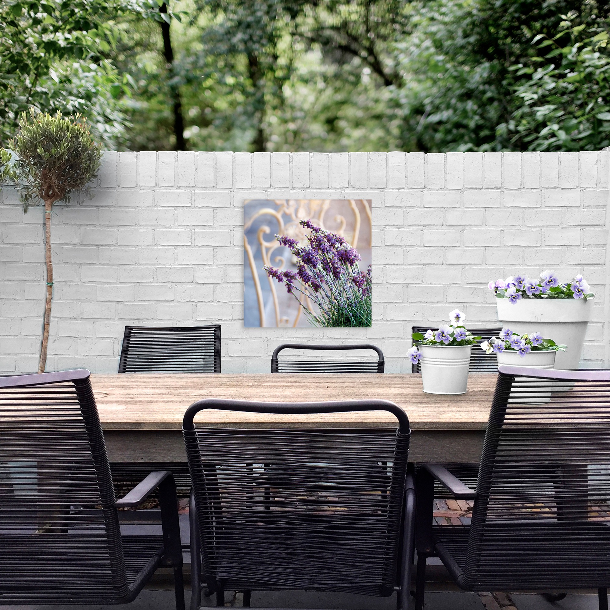 Art for the home Leinwandbild »Outdoor Lovely 50x50cm«, (1 St.)