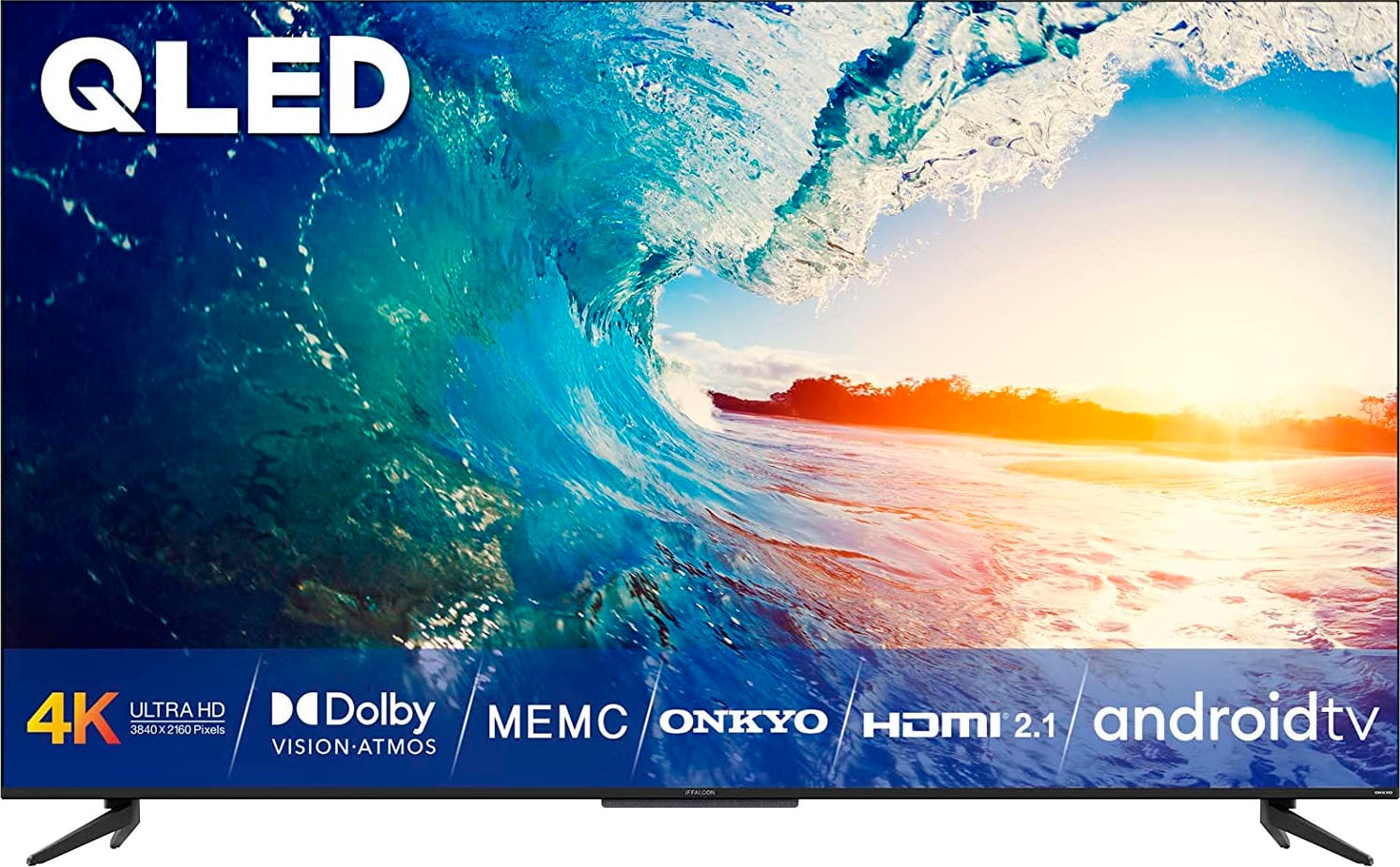 iFFALCON QLED-Fernseher »iFF43Q71«, 108 cm/43 Zoll, 4K Ultra HD, Smart-TV-Android  TV, HDR, Quantum Dot, HDMI 2.1, 60Hz MEMC | BAUR