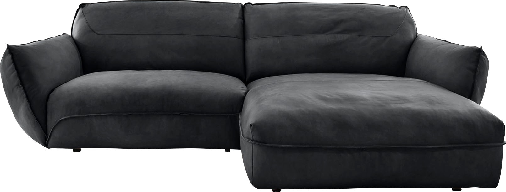BETYPE Ecksofa "Be Type Be Chilled, Mega Sofa, Bezug: hochwertiges Anilinle günstig online kaufen