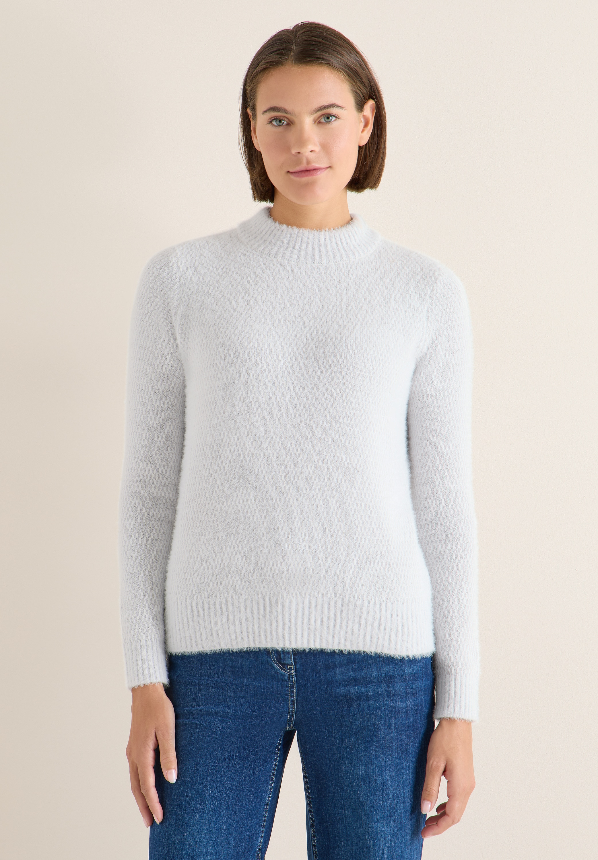 Cecil Strickpullover mit Ripp-Details