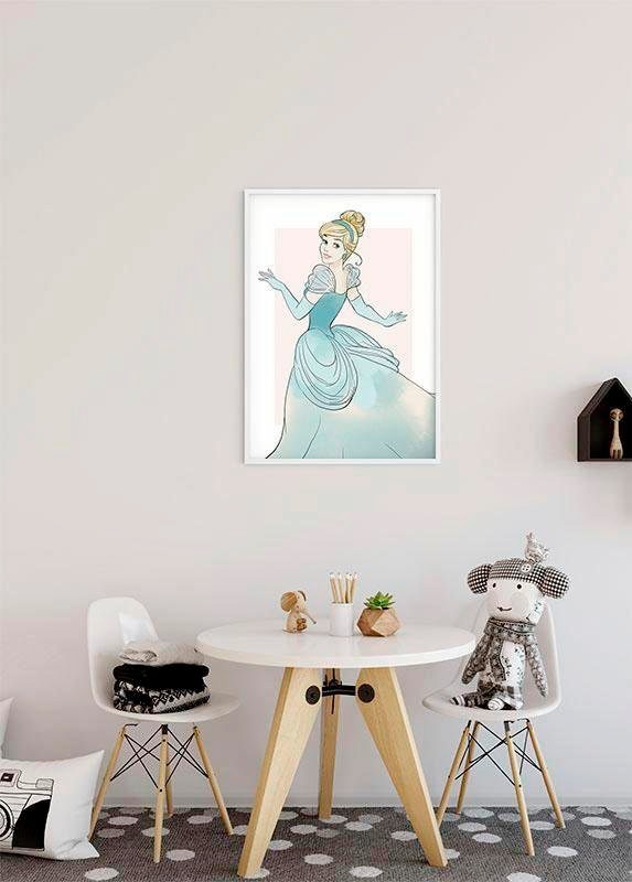 Komar Poster »Cinderella Kinderzimmer, | (1 Disney, St.), Wohnzimmer BAUR Beauty«, Schlafzimmer