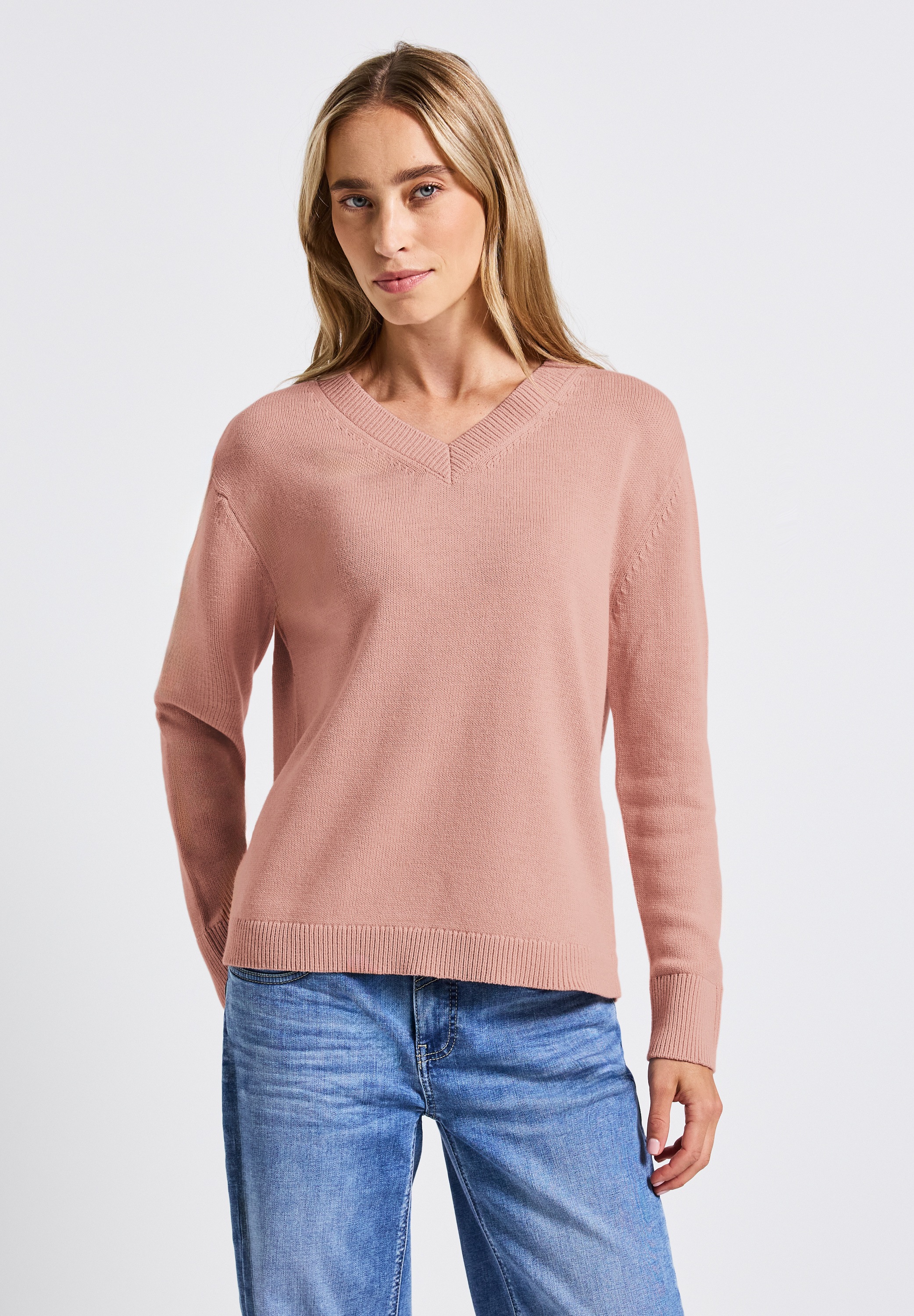 STREET ONE Strickpullover im soften Baumwoll-Mix