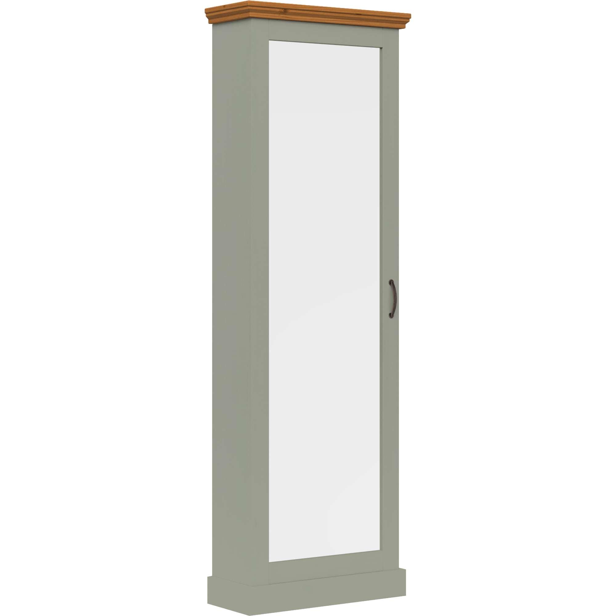 OTTO home Schuhschrank "Selma" mit Spiegeltür u. 6 Schuhreihen, Breite 60 cm, Höhe 180 cm