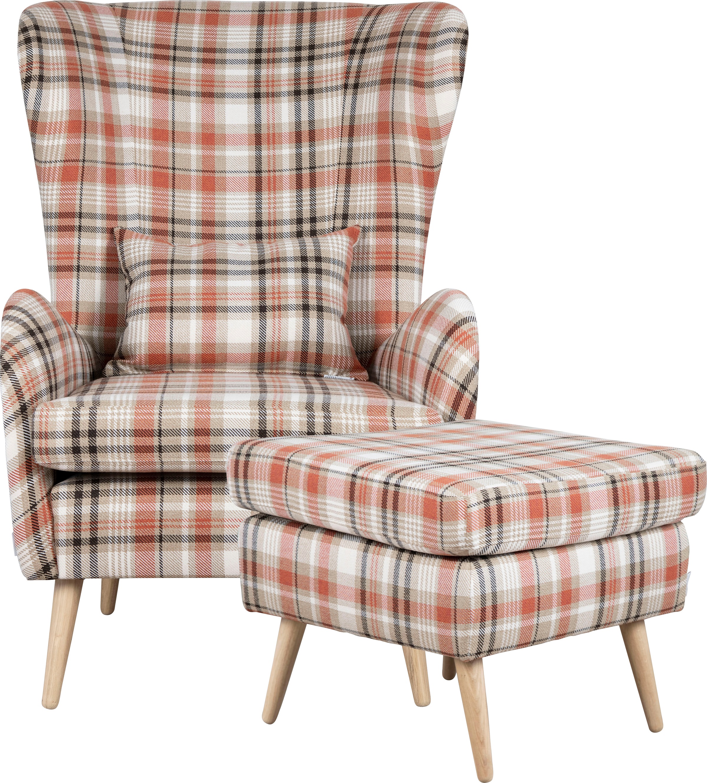 Home affaire Polstergarnitur "Charles" groß und gemütlich im moderner Optik günstig online kaufen