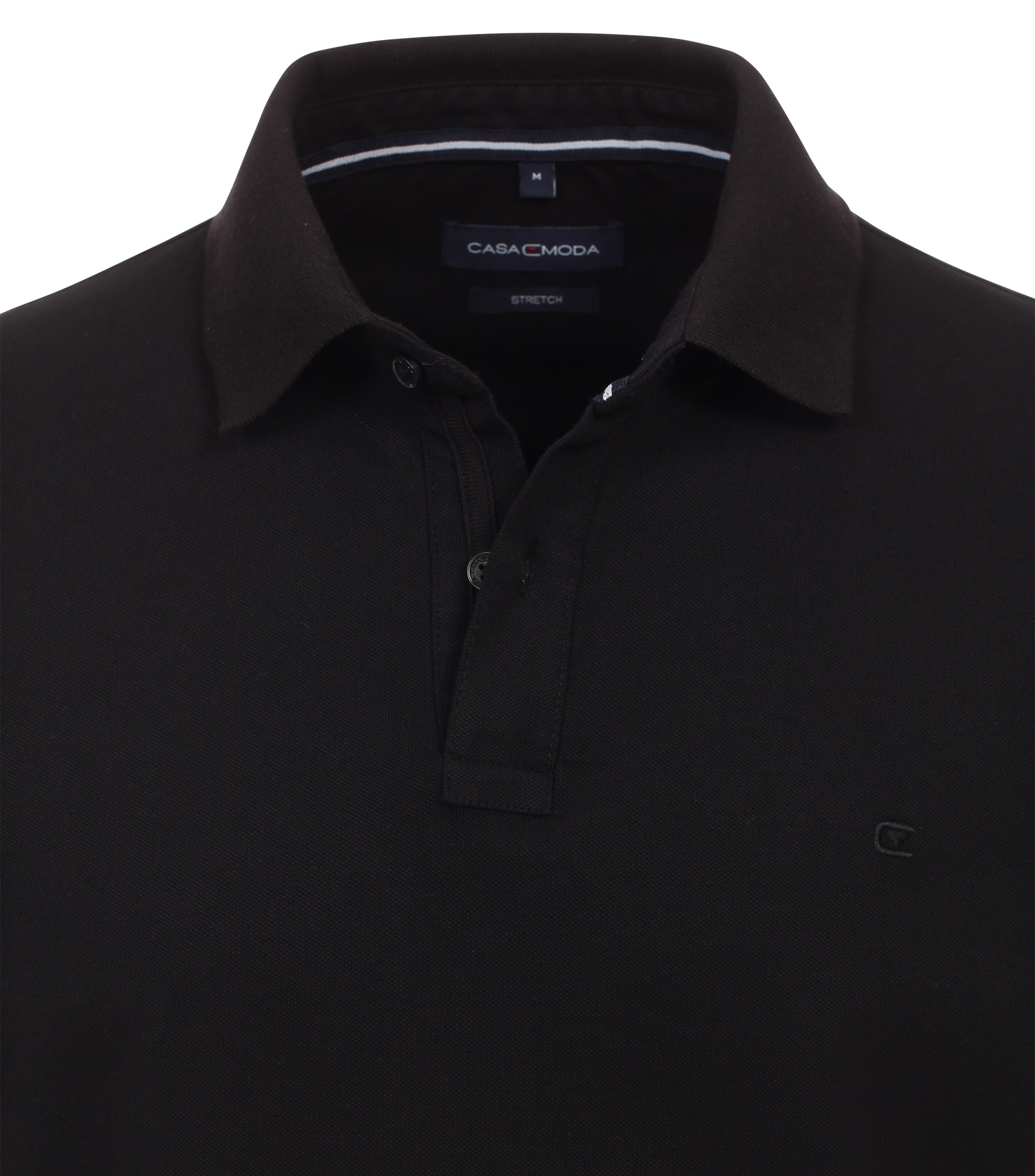 CASAMODA Langarm-Poloshirt »CASAMODA Polo-Shirt Langarm uni«