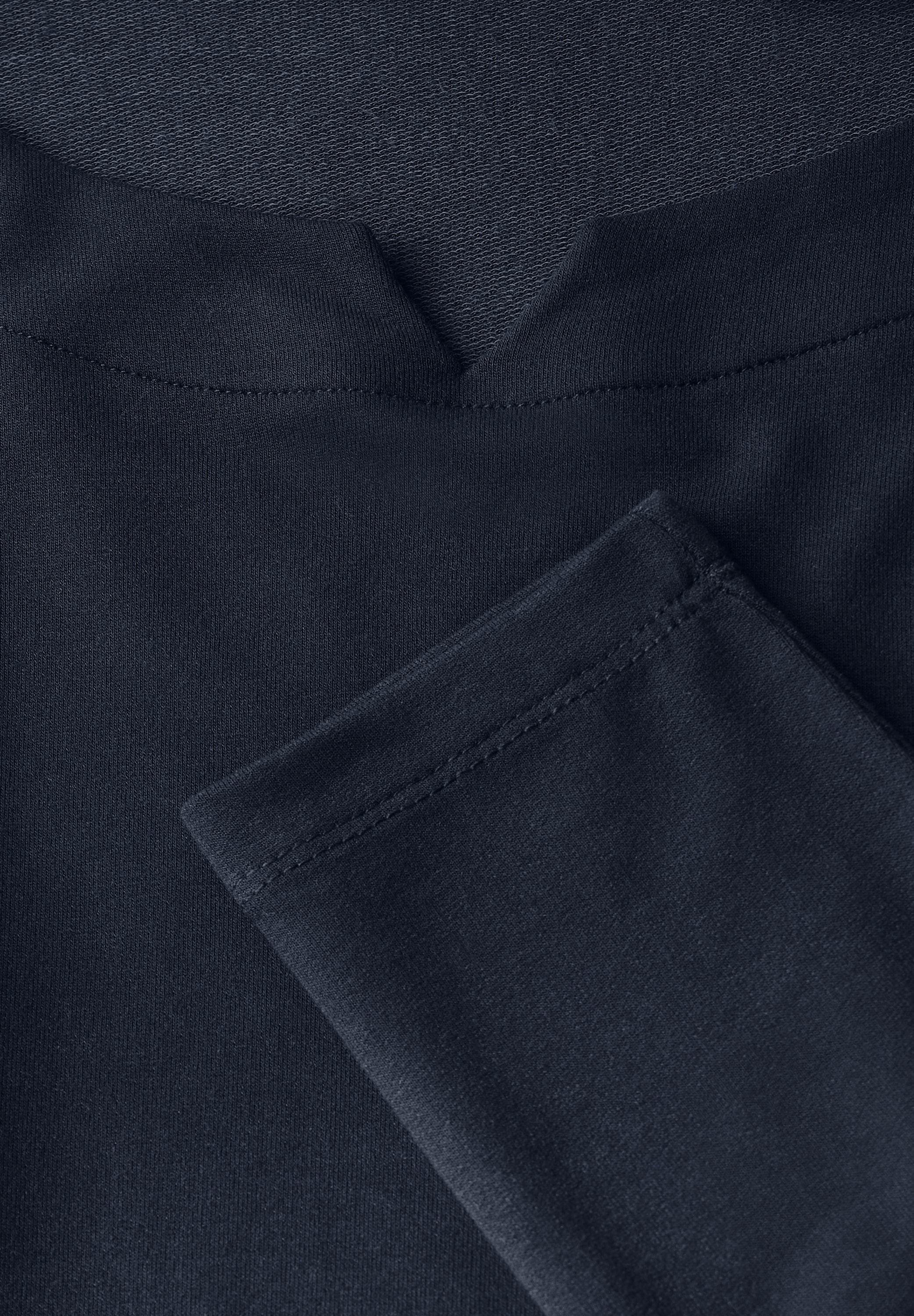 STREET ONE Langarmshirt, mit Elastiksaum