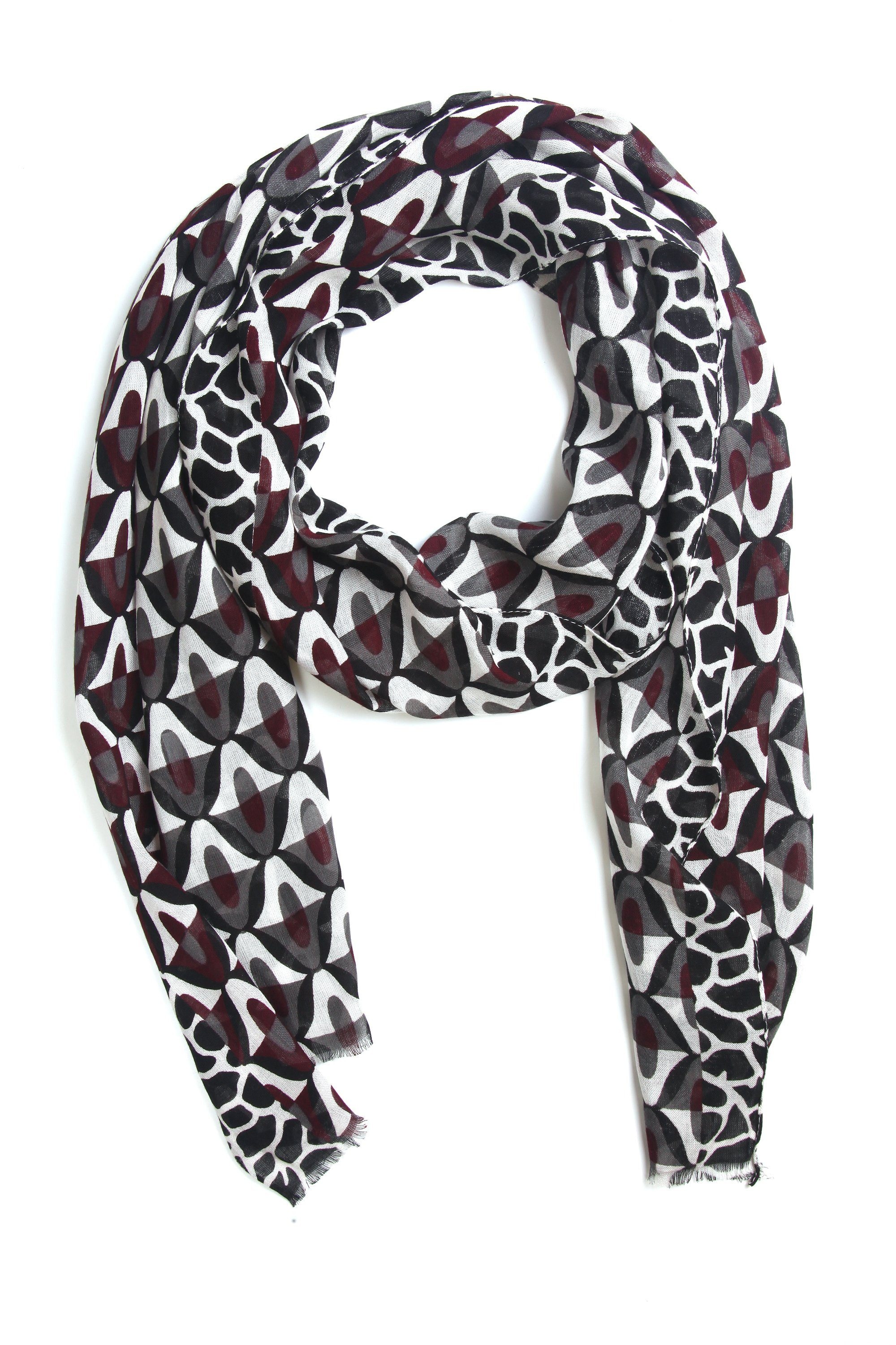 COLLEZIONE ALESSANDRO Modeschal "Findus", 1 Stk. mit geometrischen Formen u günstig online kaufen