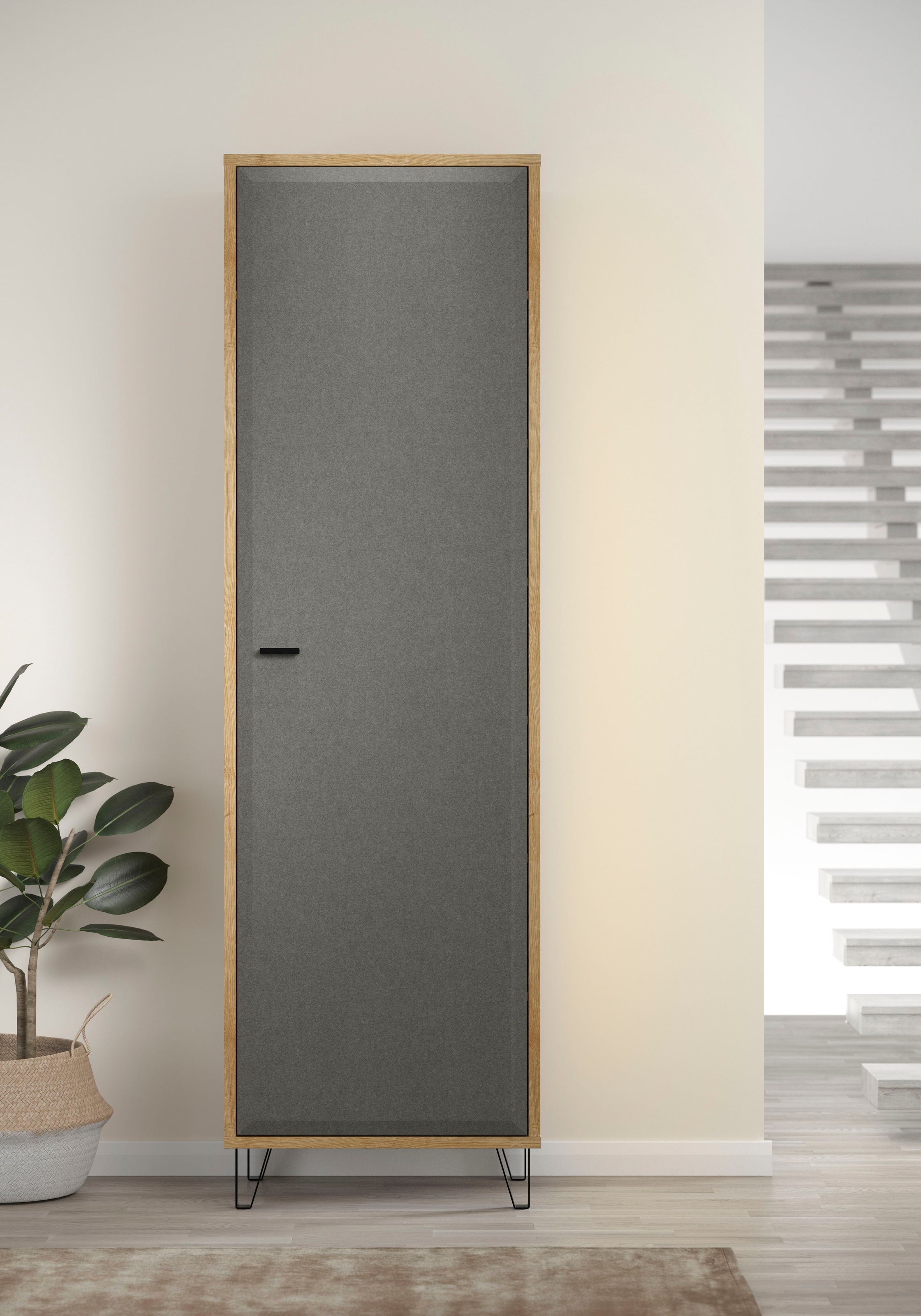 PLACES OF STYLE Garderobenschrank "Belva" 1 Stk. tlg. Flurschrank mit 5 ver günstig online kaufen