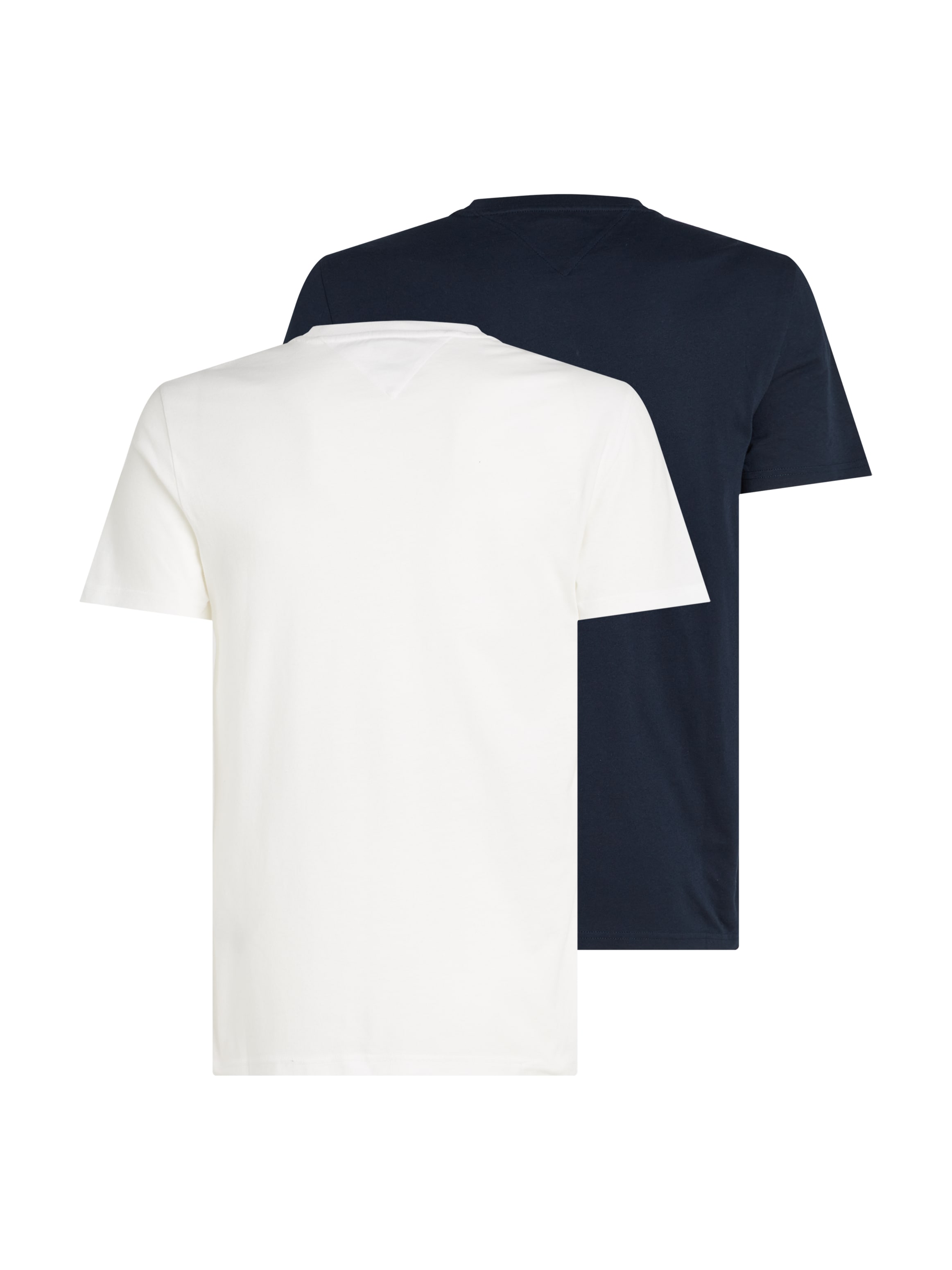 Tommy Jeans Plus Rundhalsshirt »TJM XSLIM 2PACK JERSEY TEE EXT«, (Packung, 2er-Pack), in Großen Größen, Logostickerei