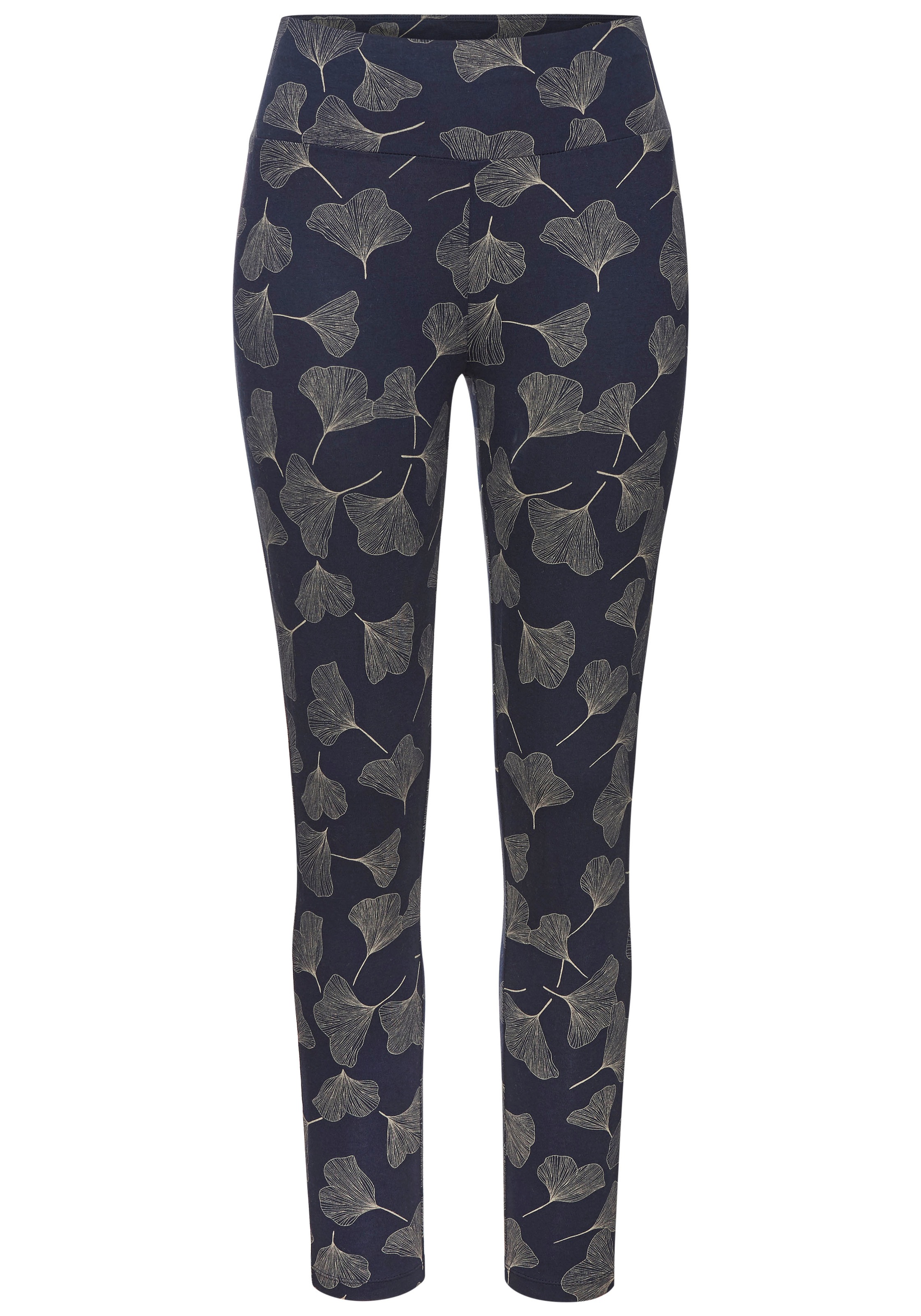 LASCANA Leggings, Allover Druck mit Foil Print günstig online kaufen