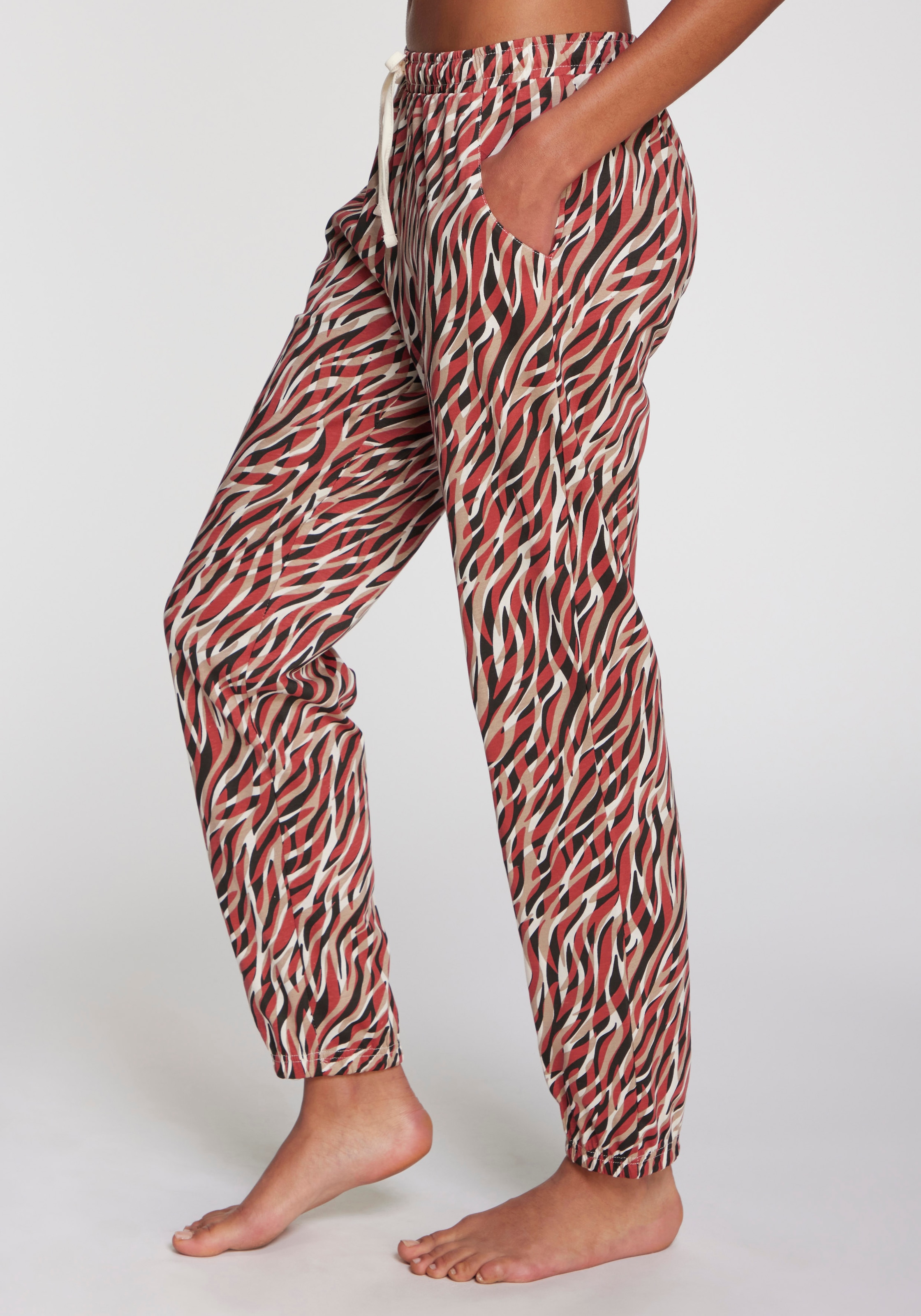 Vivance Dreams Pyjamahose, mit elastischem Hosensaum