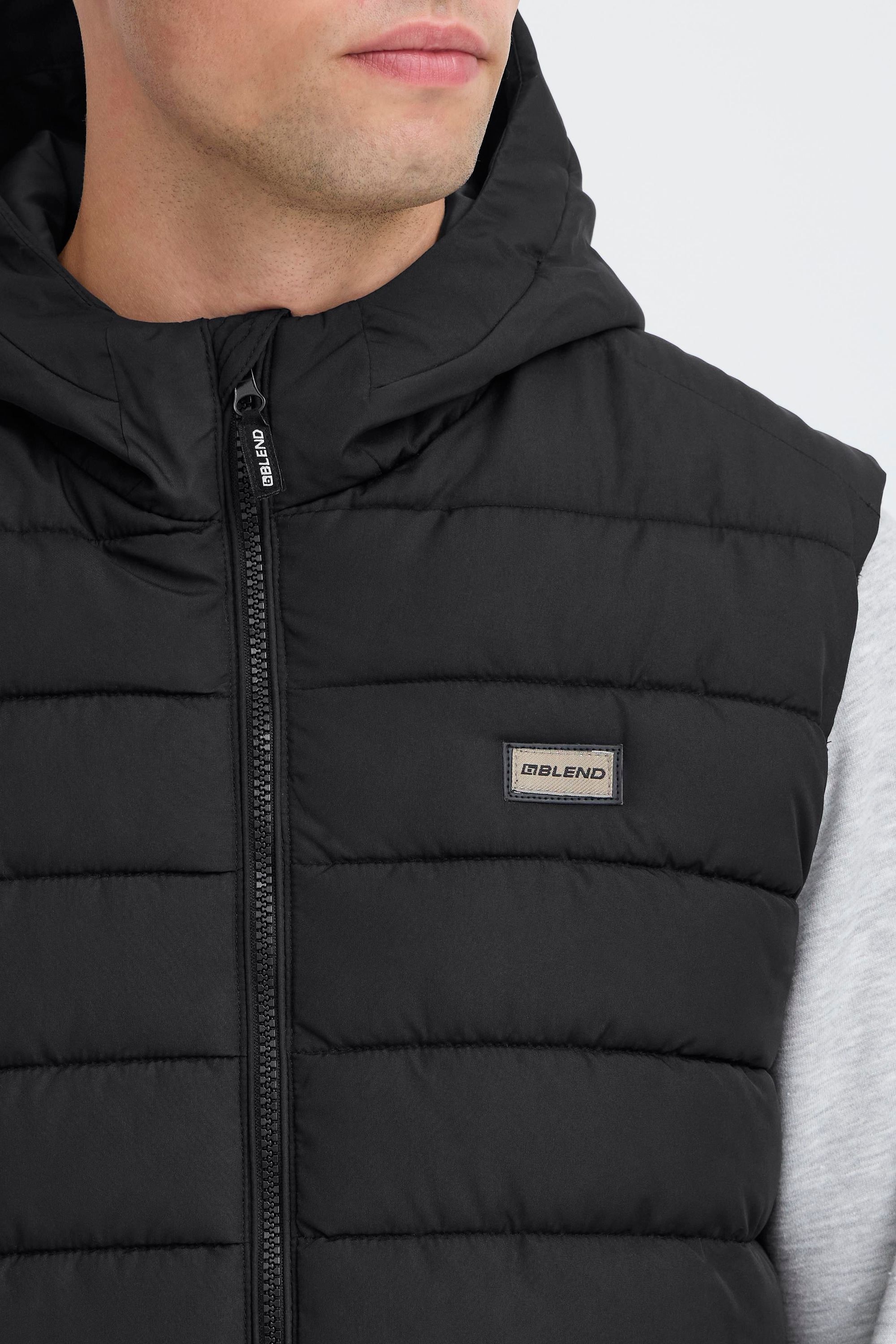 Blend Steppweste »BHMelai« Stilvolle Basic Steppweste mit Taschen und Kapuze