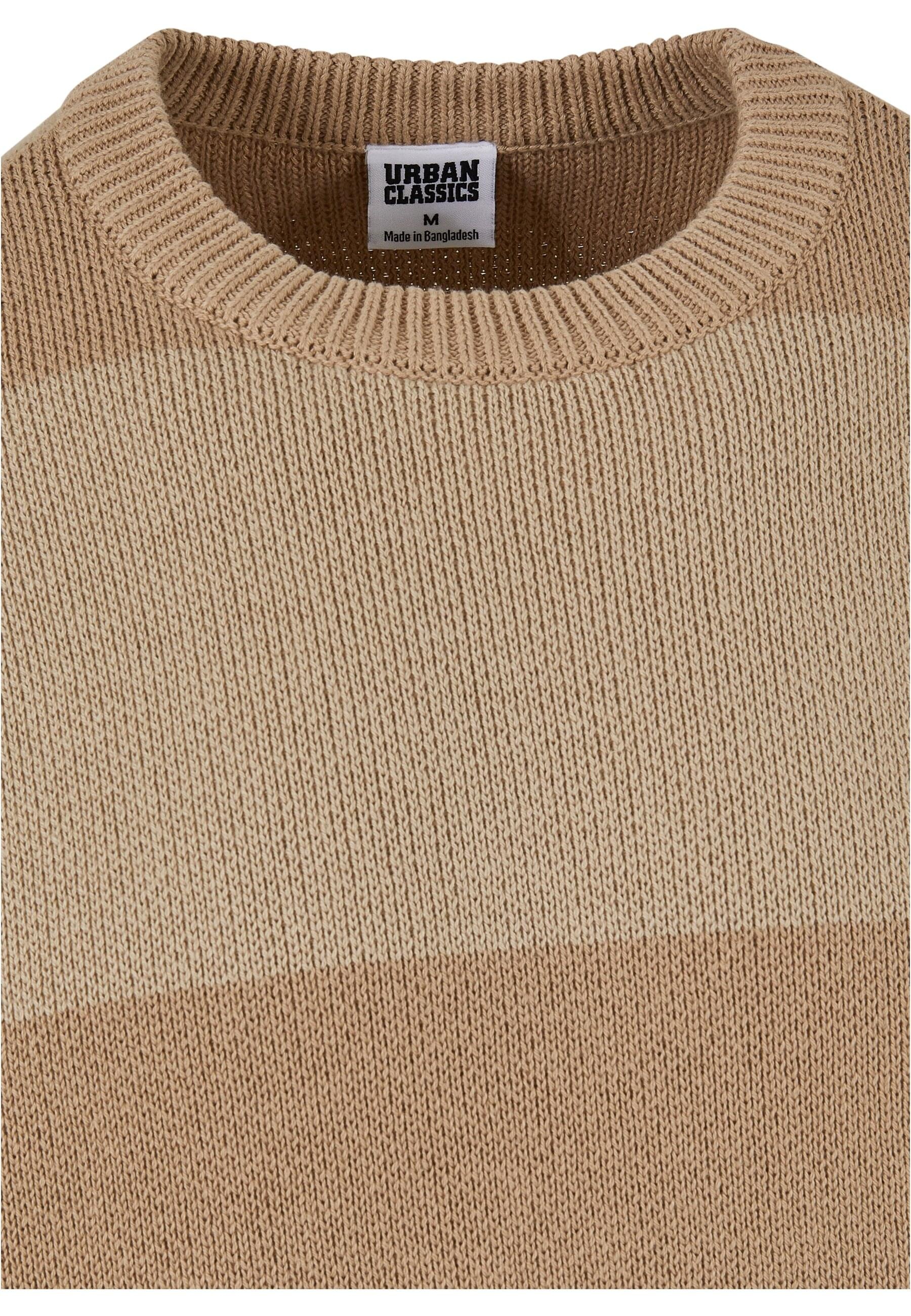 URBAN CLASSICS Rundhalspullover »Urban Classics Herren Heavy Oversized Striped Sweatshirt«, (1 tlg.)