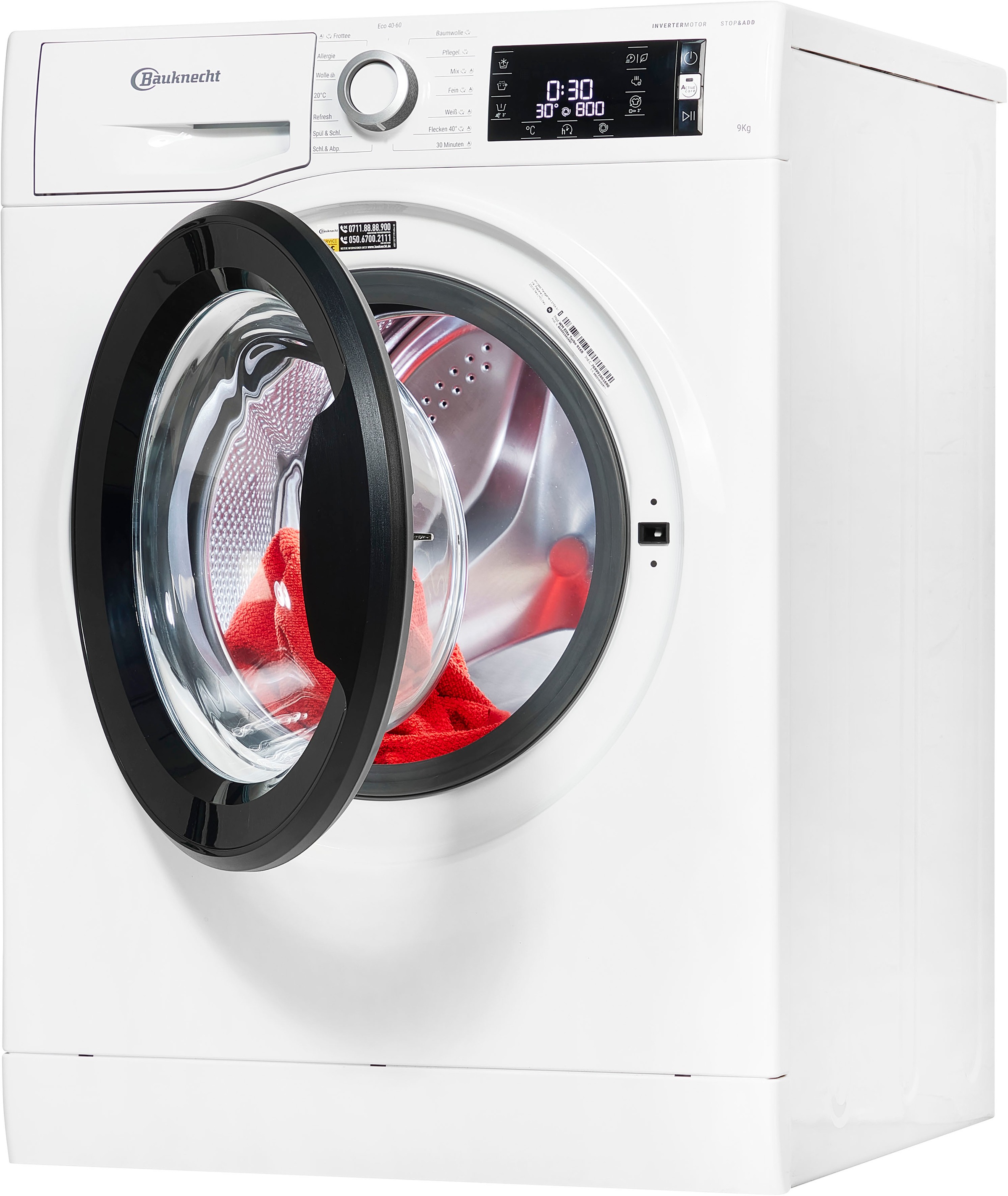 BAUKNECHT Waschmaschine "WM Elite Turbo 916B" 9 kg 1600 U/min günstig online kaufen
