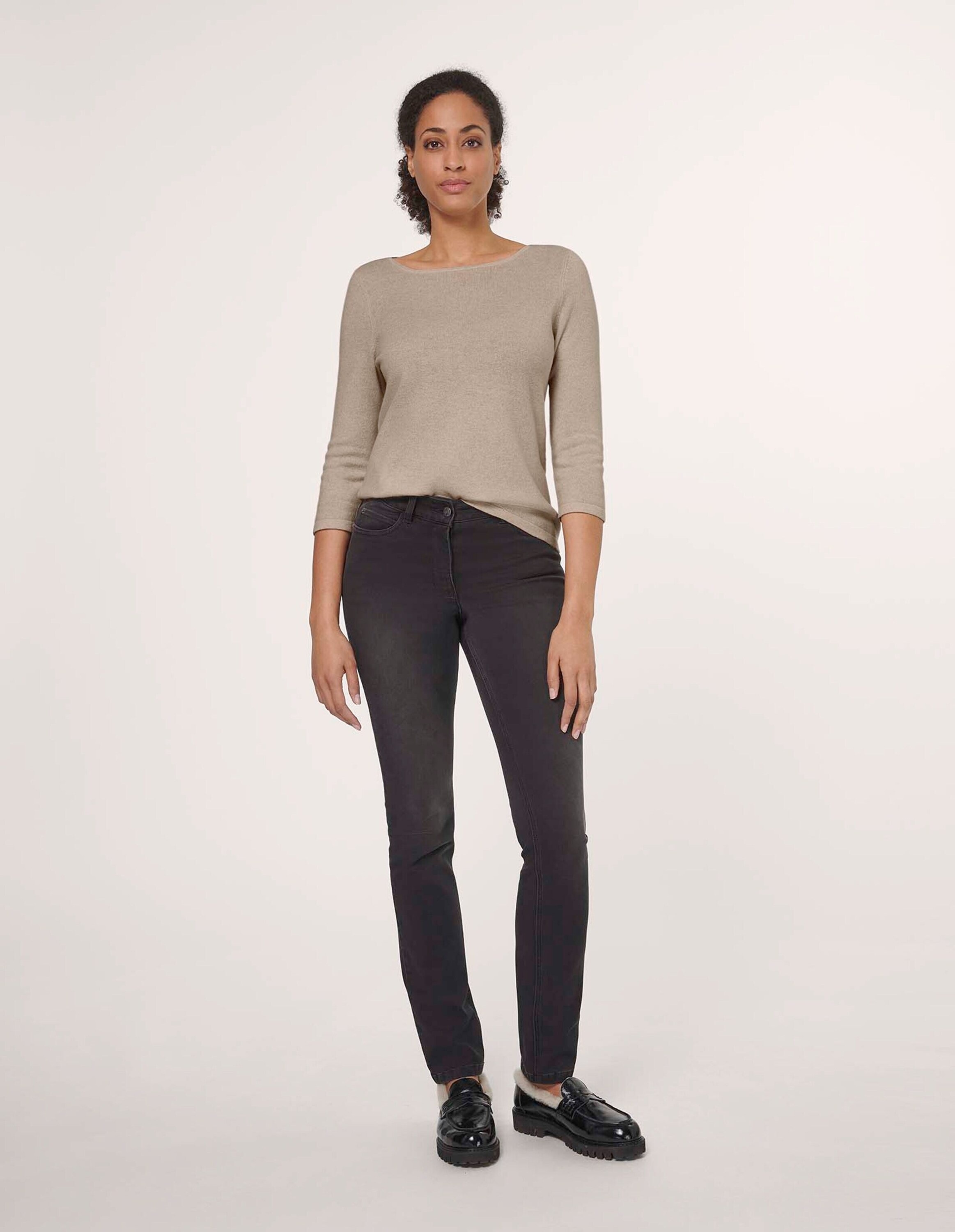 MADELEINE Longpullover »Strickpullover Kaschmirpullover mit U-Boot-Ausschnitt«