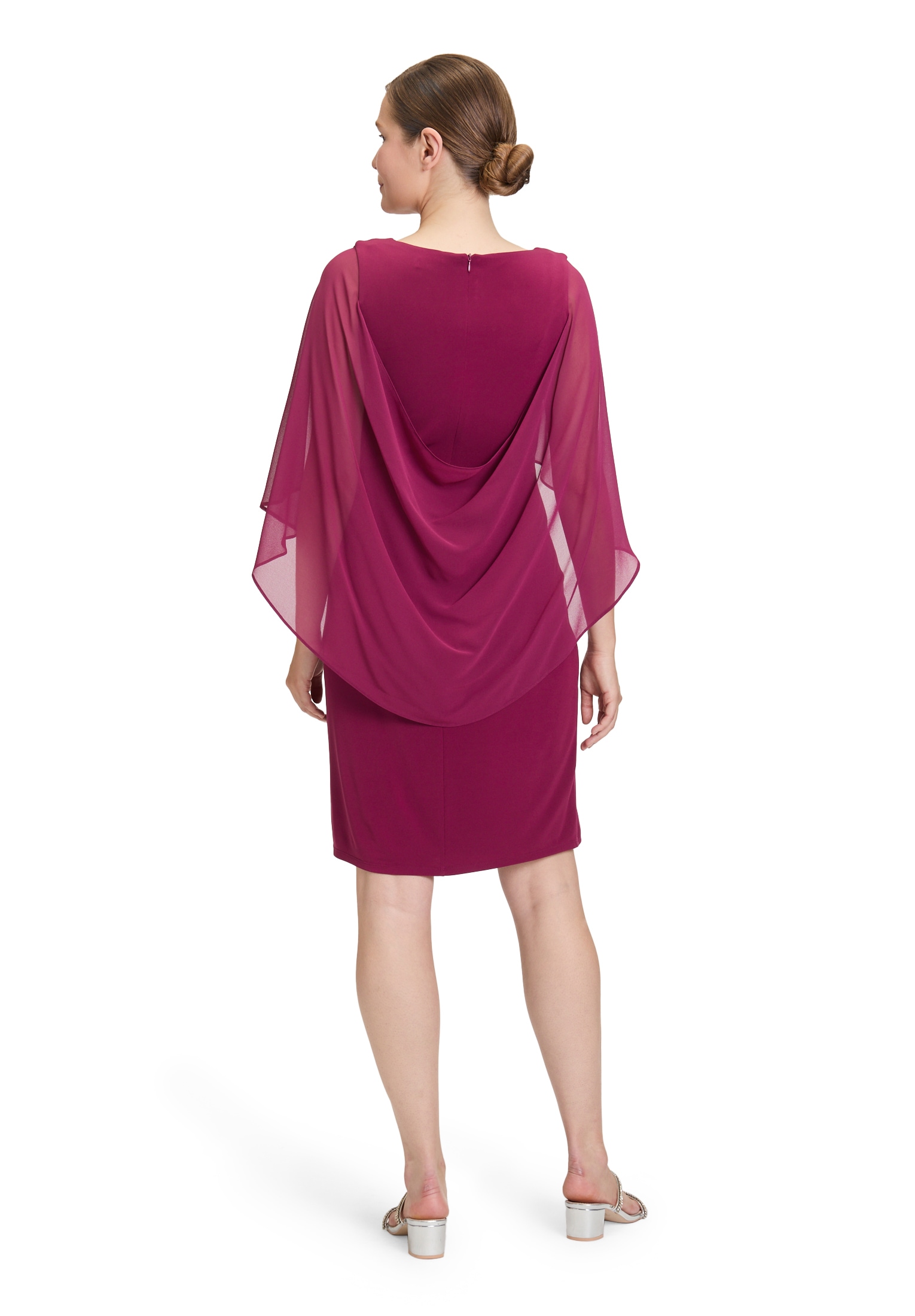Vera Mont Cocktailkleid »Vera Mont Cocktailkleid mit Raffung«, Materialmix