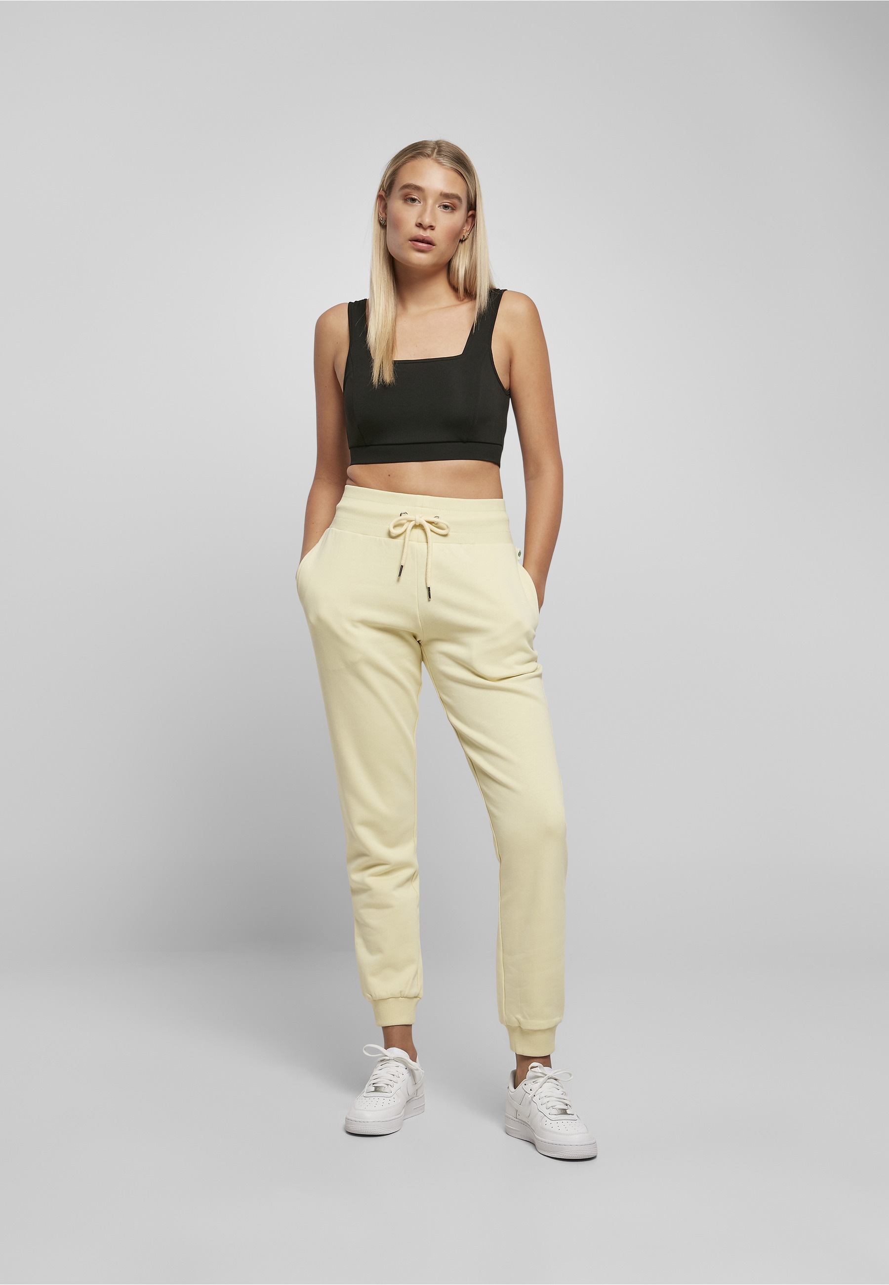URBAN CLASSICS Jogginghose »Urban Classics Damen Ladies Organic High Waist Sweat Pants«