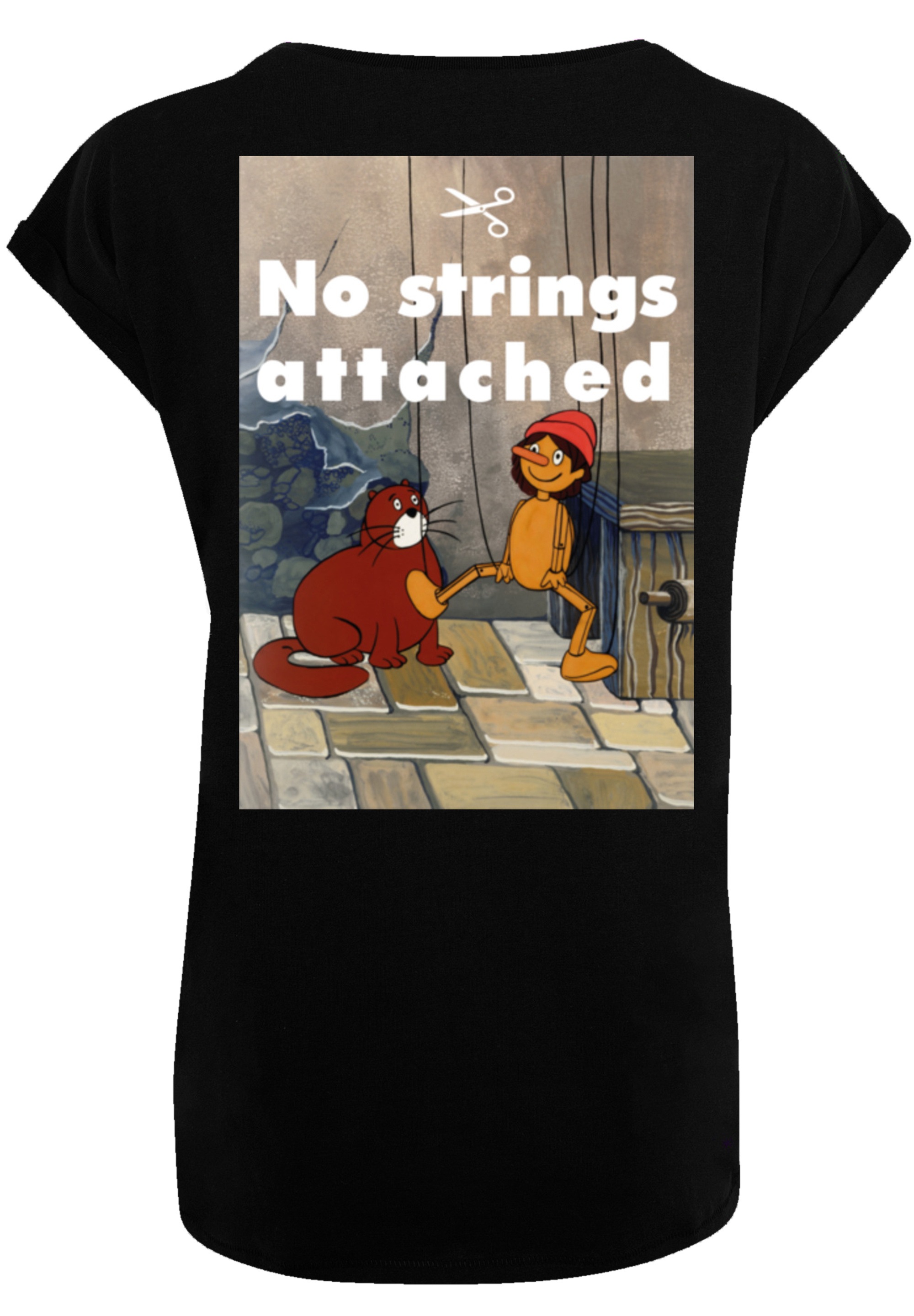 F4NT4STIC T-Shirt »Pinocchio No Strings Attached«, Retro, Heroes of Childhood, TV Serie