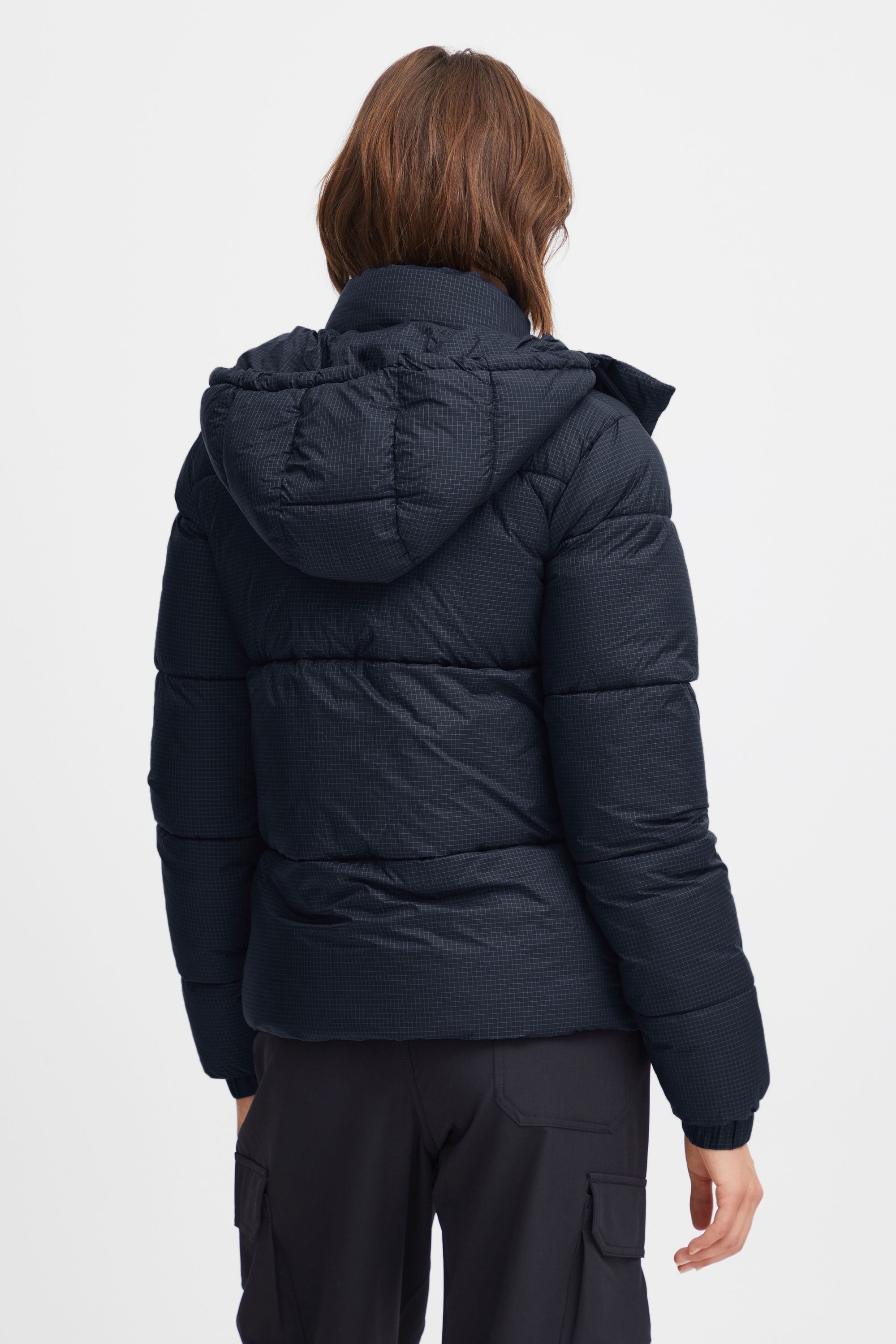 Steppjacke OXMO "Steppjacke OXTaylor", Damen, Gr. 42, blau (total eclipse), Obermaterial: 100% Polyamid PA., relaxed fit, Jacken Steppjacke 3