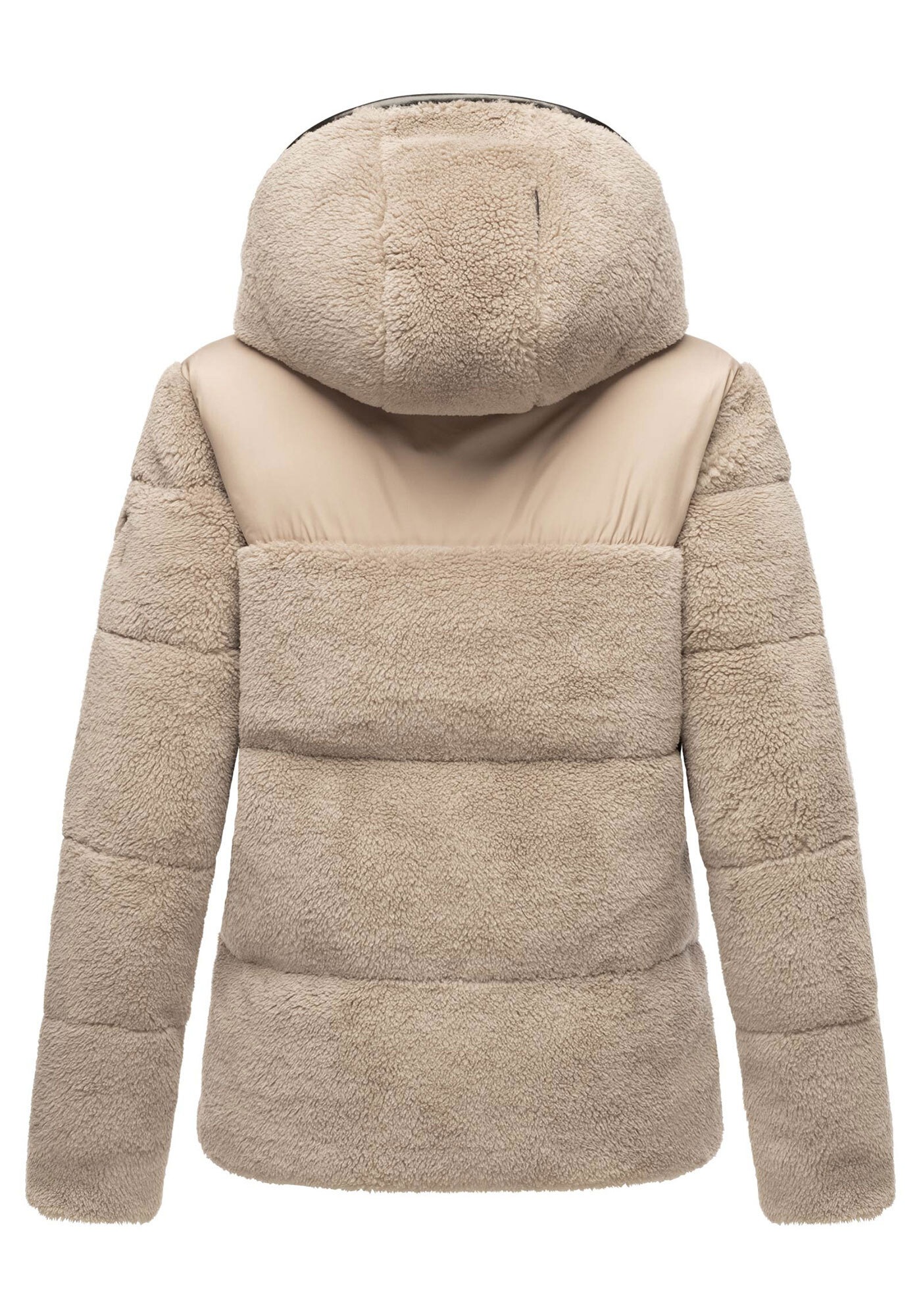 Marikoo Winterjacke »Kaguraa«, warme Teddyfell Sherpa Jacke