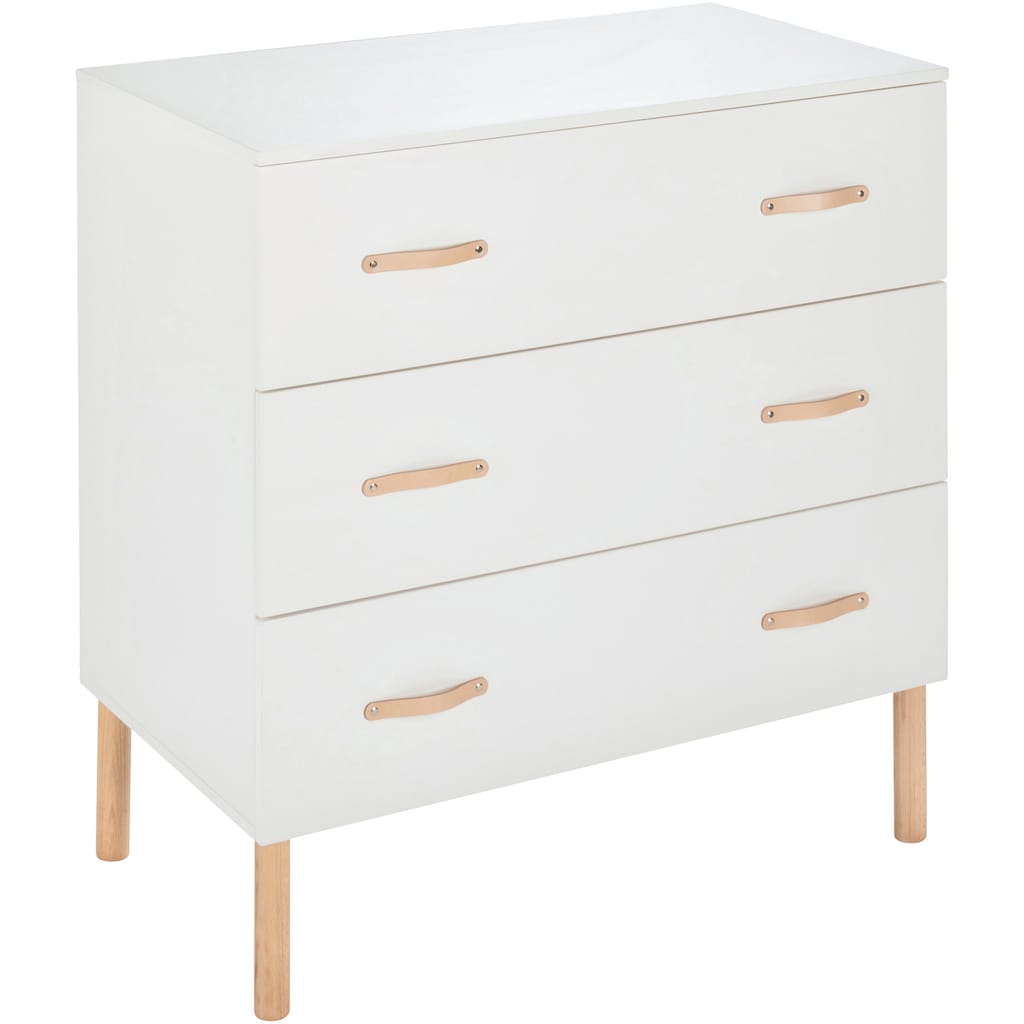 Schardt Babyzimmer-Komplettset »Camiel White«, (3 St., Kinderbett, Kleiderschrank, Wickelkommode)