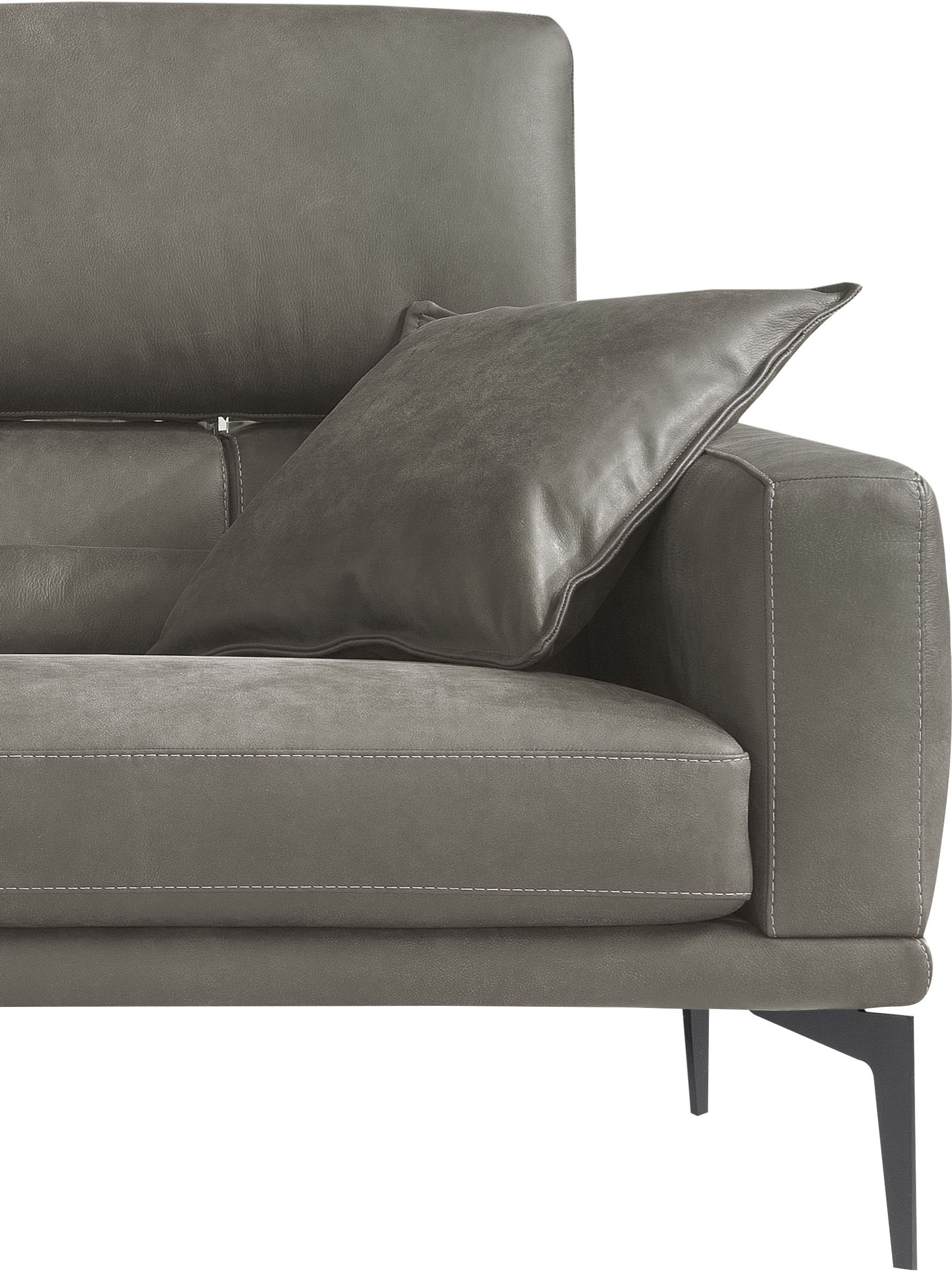 Thumbnail - Egoitaliano 2,5-Sitzer "Masu, Designsofa mit erstklassigem Sitzkomfort", inkl. 2 Kissenrollen, Rückenelemente manuell ve...