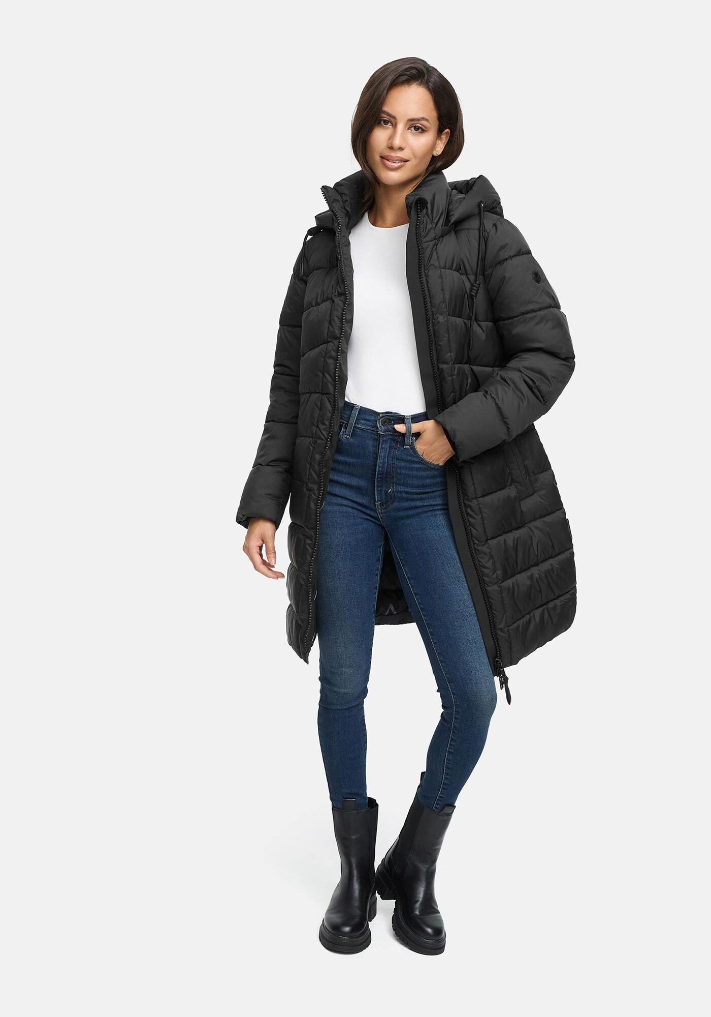Marikoo Winterjacke »Kaltnäschen«, mit warmem Fleece in den Taschen