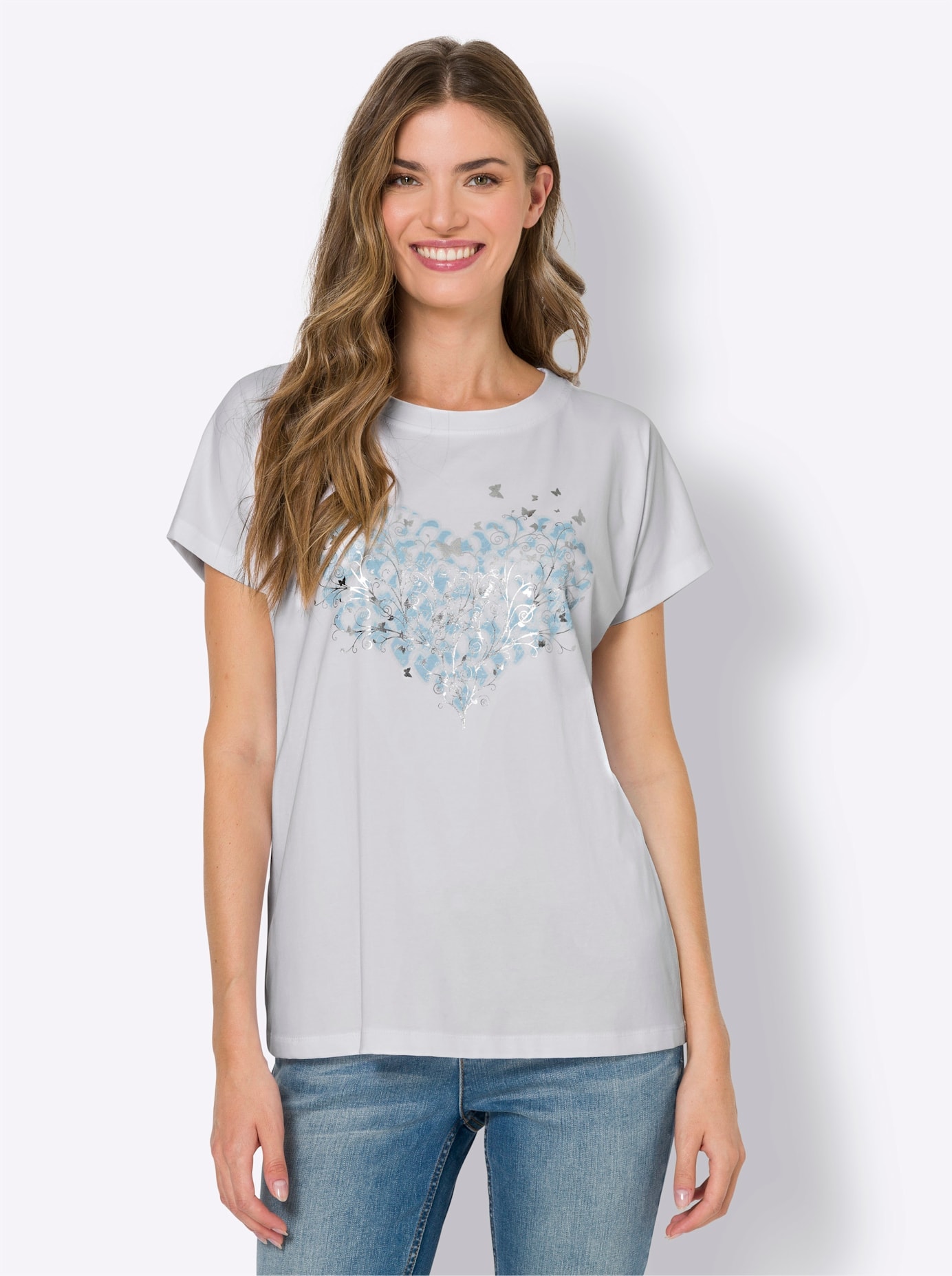 heine T-Shirt »T-Shirt«, (1 tlg.)