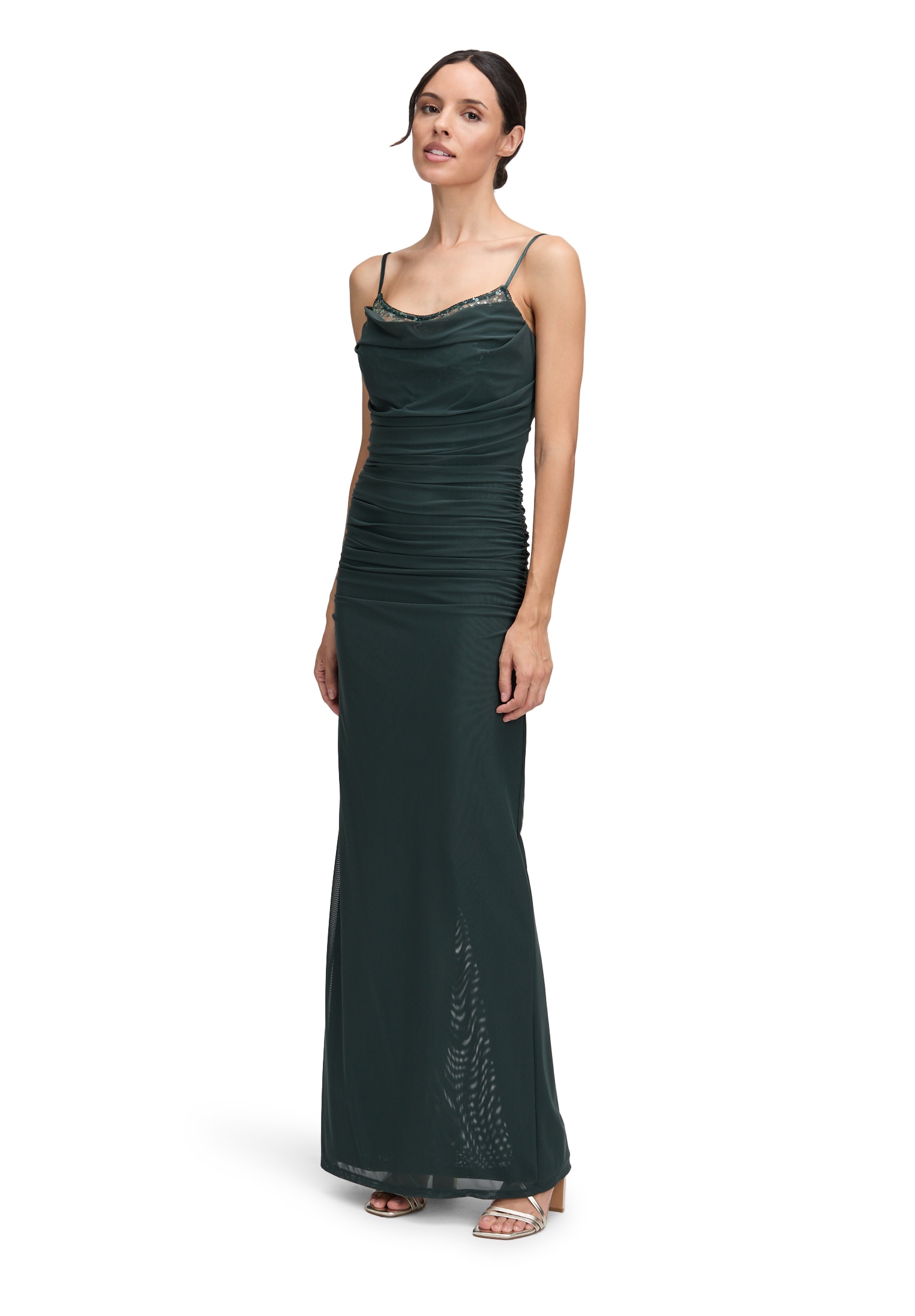 Vera Mont Abendkleid "Vera Mont Damen Abendkleid mit Spitzeneinsatz" Ohne T günstig online kaufen