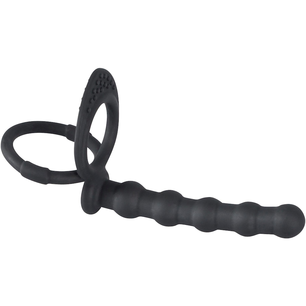 BLACK VELVETS Penis-Hoden-Ring »Penis-/Hodenring mit Analdildo«