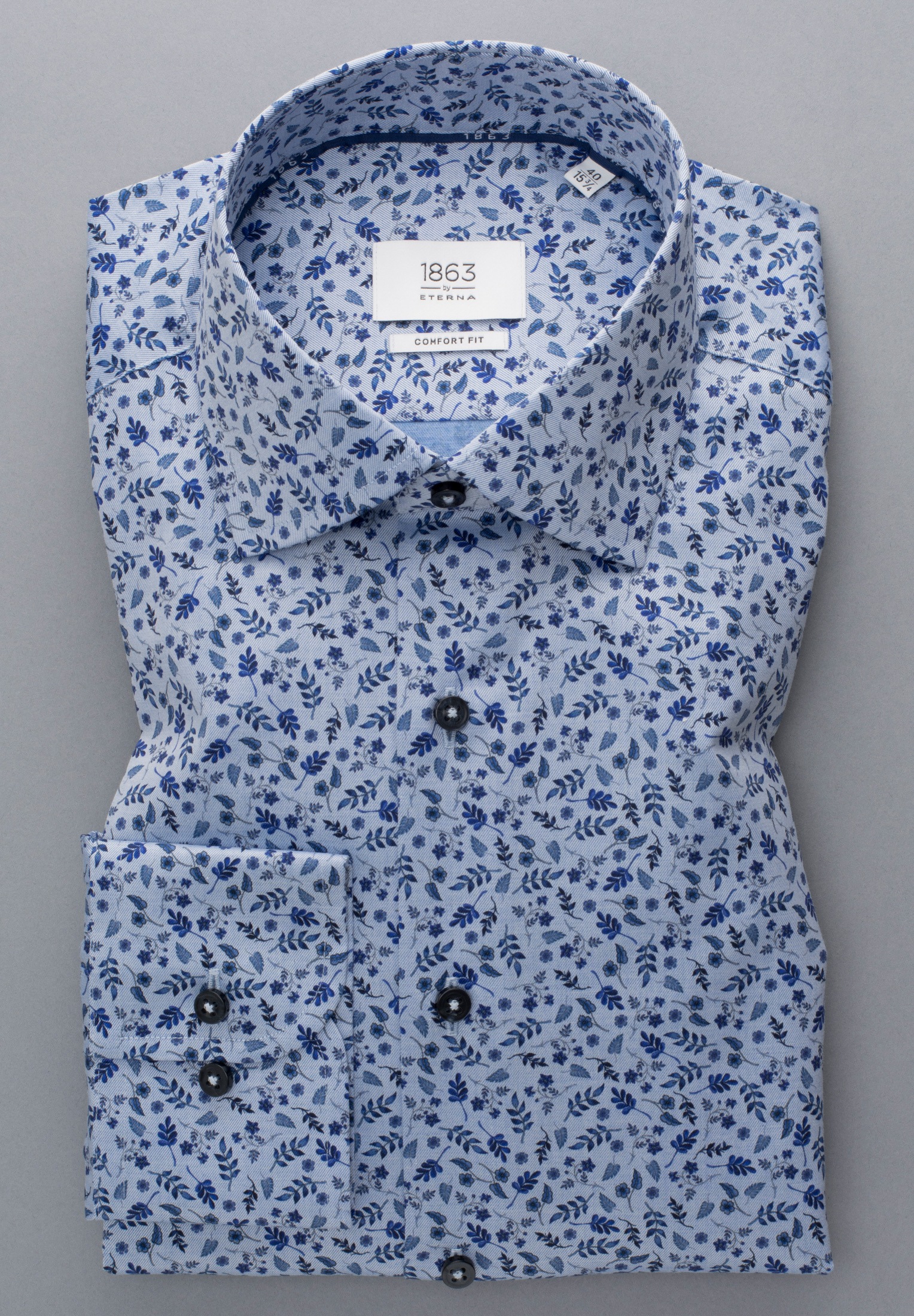 Eterna Langarmhemd »COMFORT FIT« NON IRON (bügelfrei)