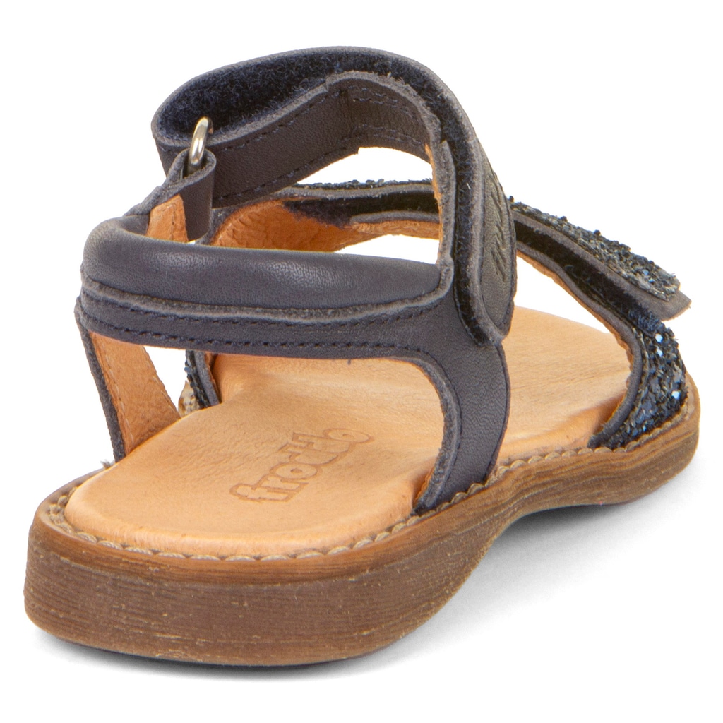 froddo® Sandale »Lore Sparkle«, Sommerschuh, Klettschuh, Sandalette, mit zwei Klettverschlüsse