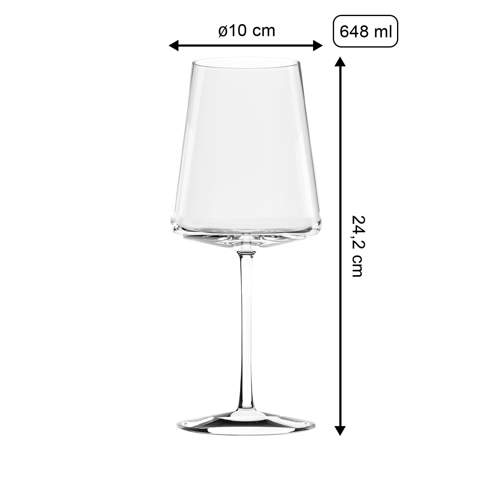 Stölzle Rotweinglas »Bordeauxgläser Power 648 ml 6er Set transparent«