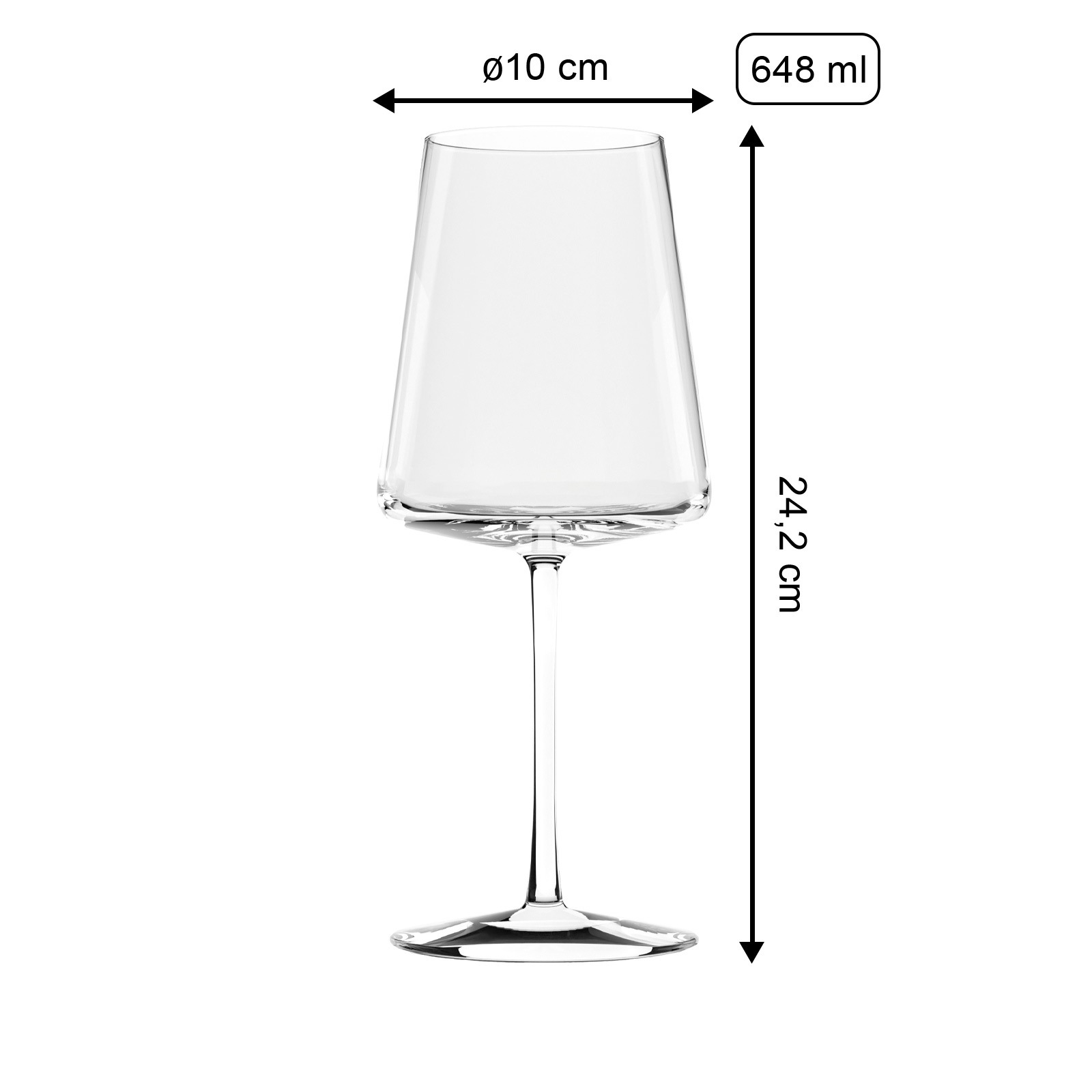 Stölzle Lausitz Bordeauxgläser Power 648 ml 6er Set