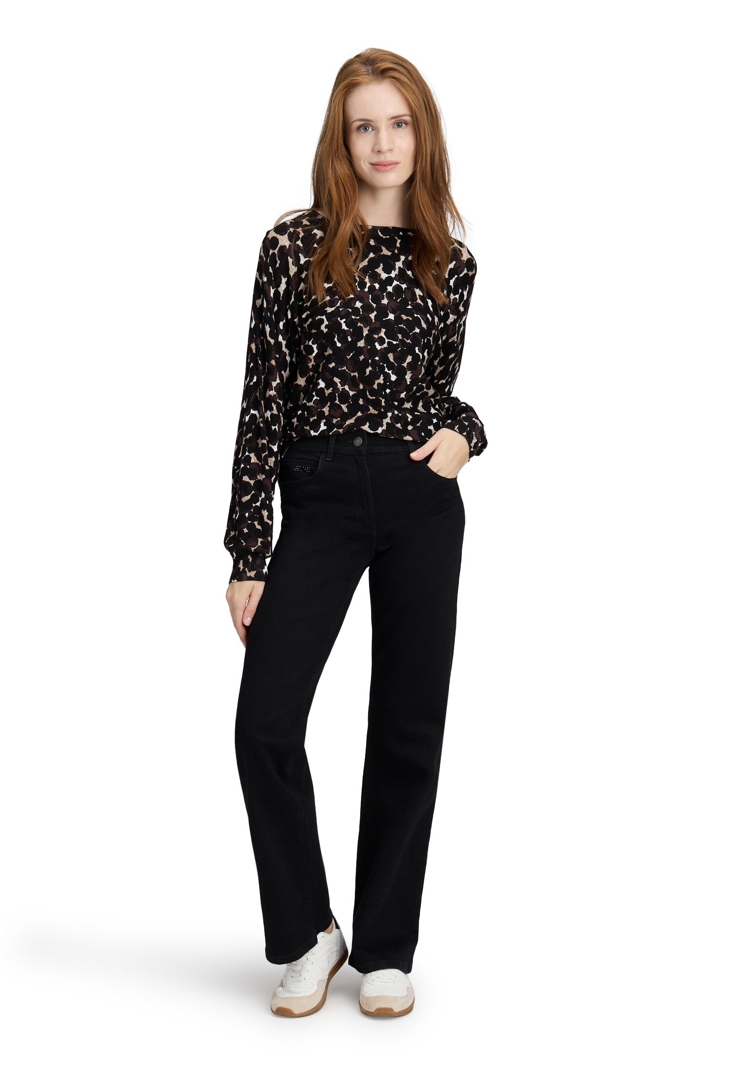 Betty Barclay Slim-fit-Jeans »Betty Barclay Damen Casual-Hose mit Strass«