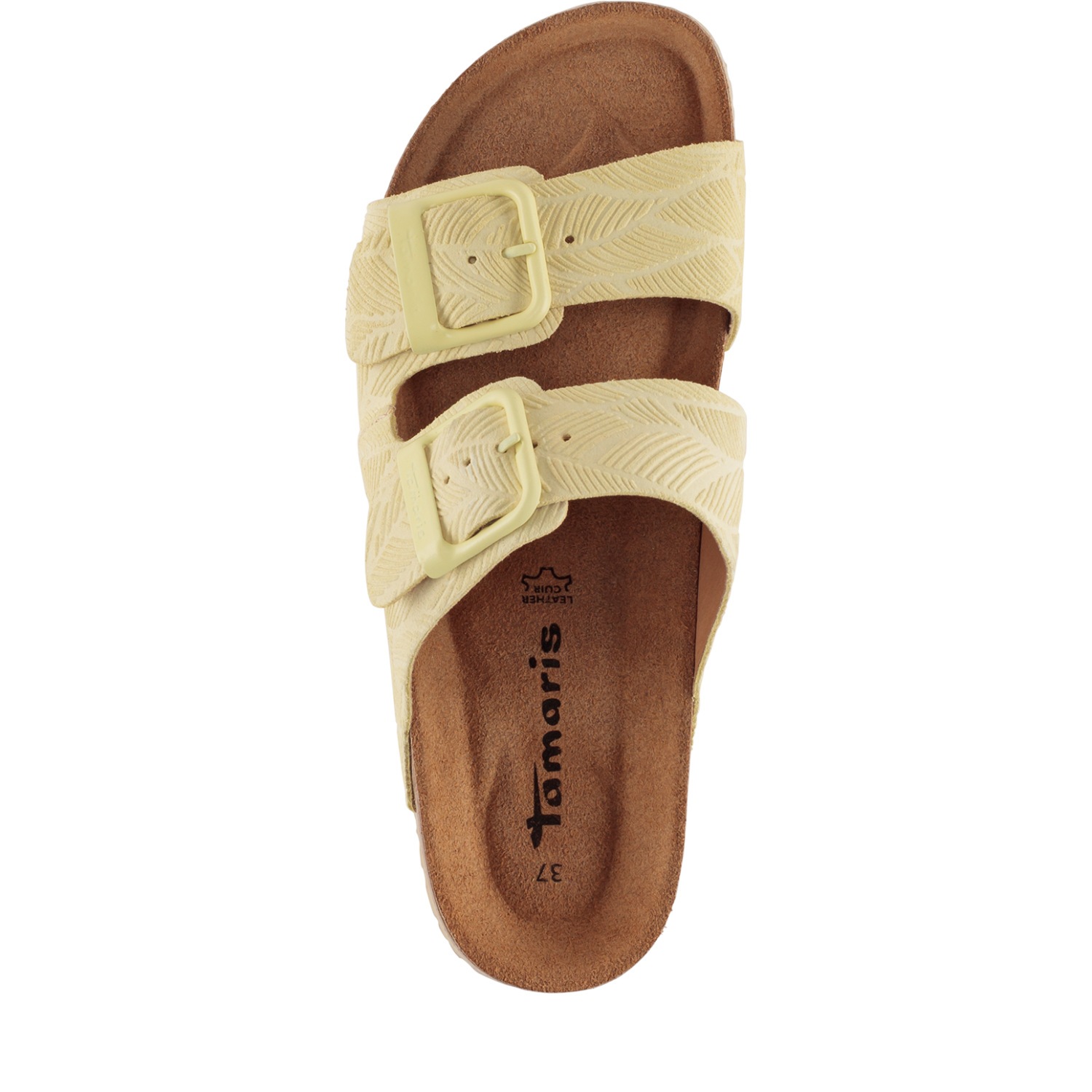 Tamaris Pantolette  Sommerschuh, Hausschuh, Schlupfschuh mit floraler Prägung